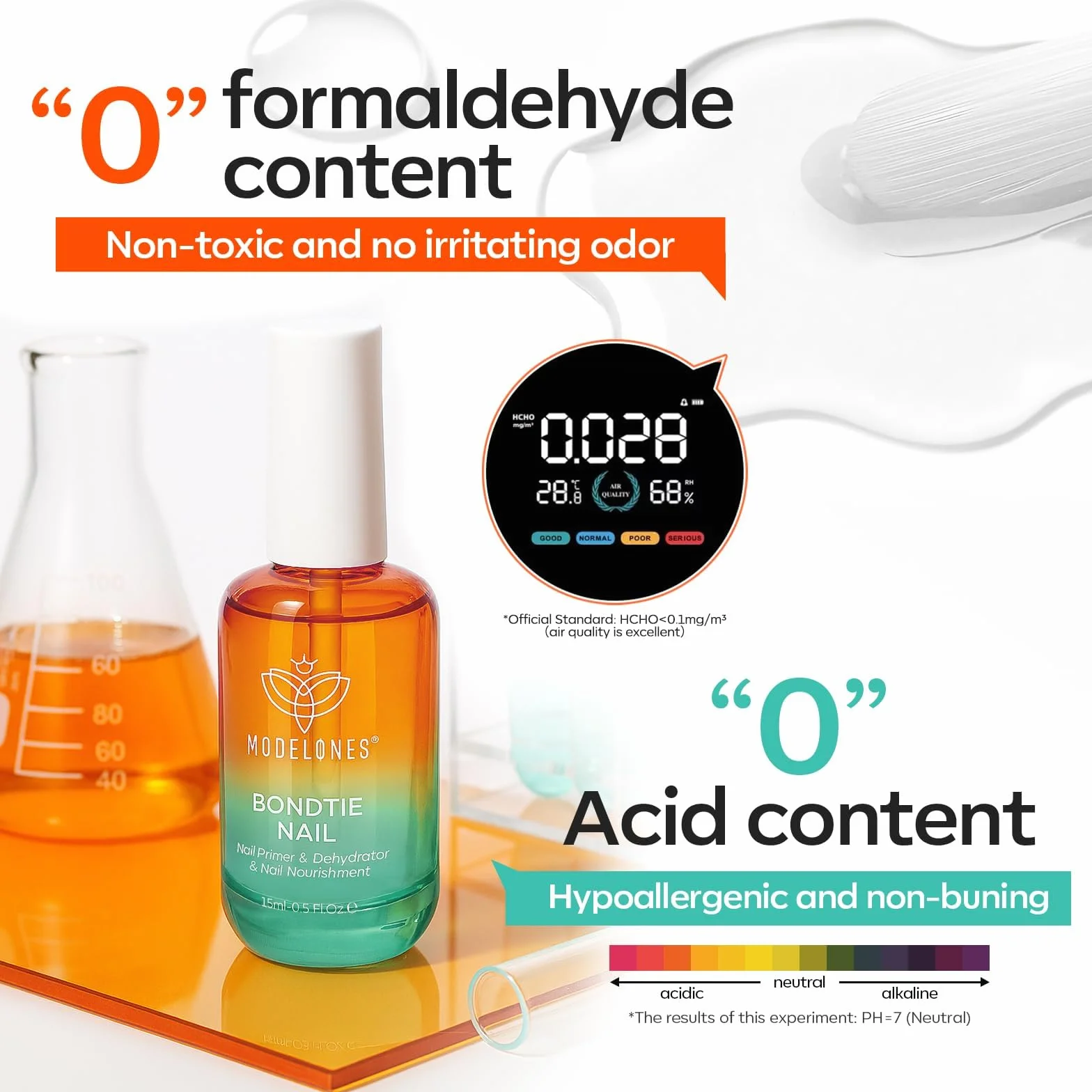 Modelones Primer do paznokci 3-w-1 15ml Witamina A+ E Keratyna Odżywcza do manicure Nail Art UV