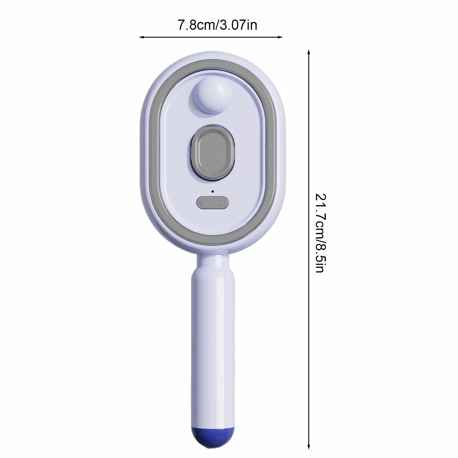 Wet Hair Brush - Vibration Misting Tool for Home Spa Styling Grooming Use | Electric Air Cushion Design with Red Light Feature Soft Bristle Layout Adds Shine Smooth Glide for Women Girls Daily Clean