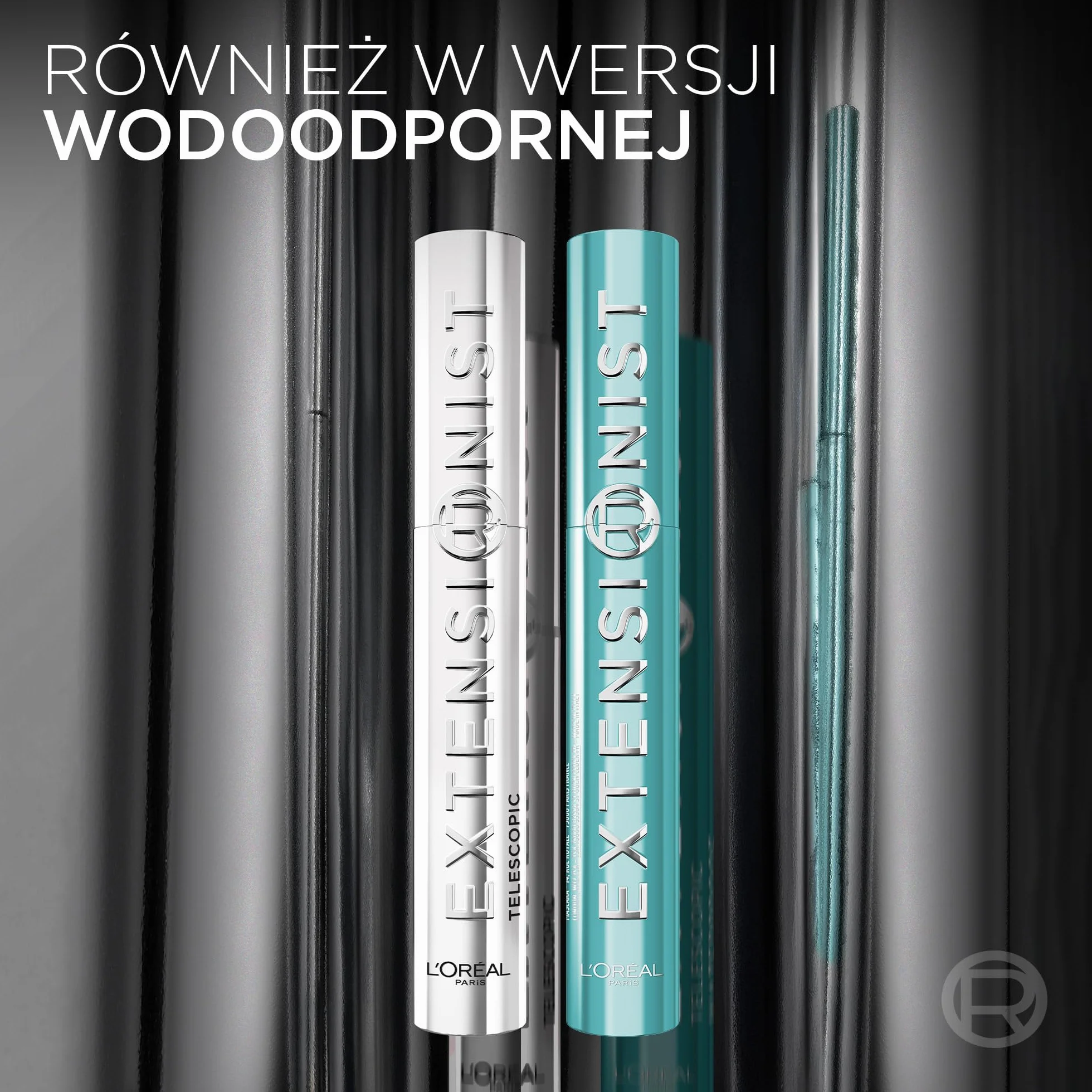 L'Oreal Paris Extensionist Mascara tusz do rzęs, wydłużajacy, długie i zdefiniowane rzęsy do 24H, formuła z wydłużającymi włóknami i pigmentami magnetycznymi, czarna, 9,9 ml