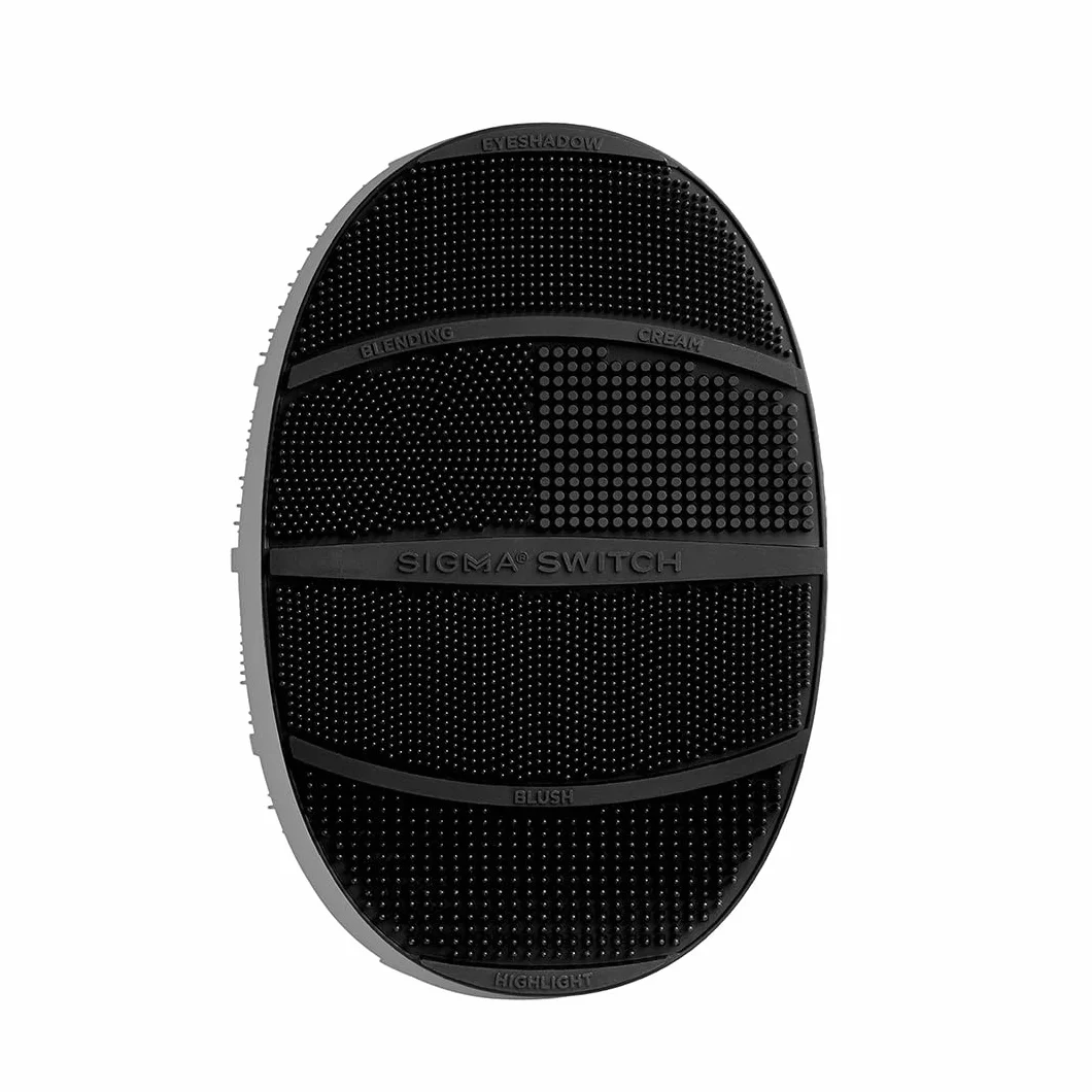 Sigma Beauty Switch - Color Switch Cleaner Mat, Miękka Silikonowa Tekstura - Kremowa, Płynna, Pudrowa Baza Pod Makijaż - Dwustronna, Gąbka I Czyszczenie Pędzli - Rozwiązanie Dla Narzędzi Kosmetycznych