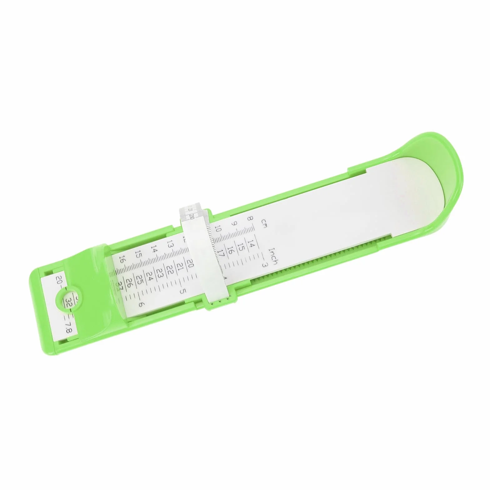 Urządzenie do Pomiaru Stóp, Dokładny Lekki Sider Butów Stabilności dla Małych Dzieci w Domu (GREEN)