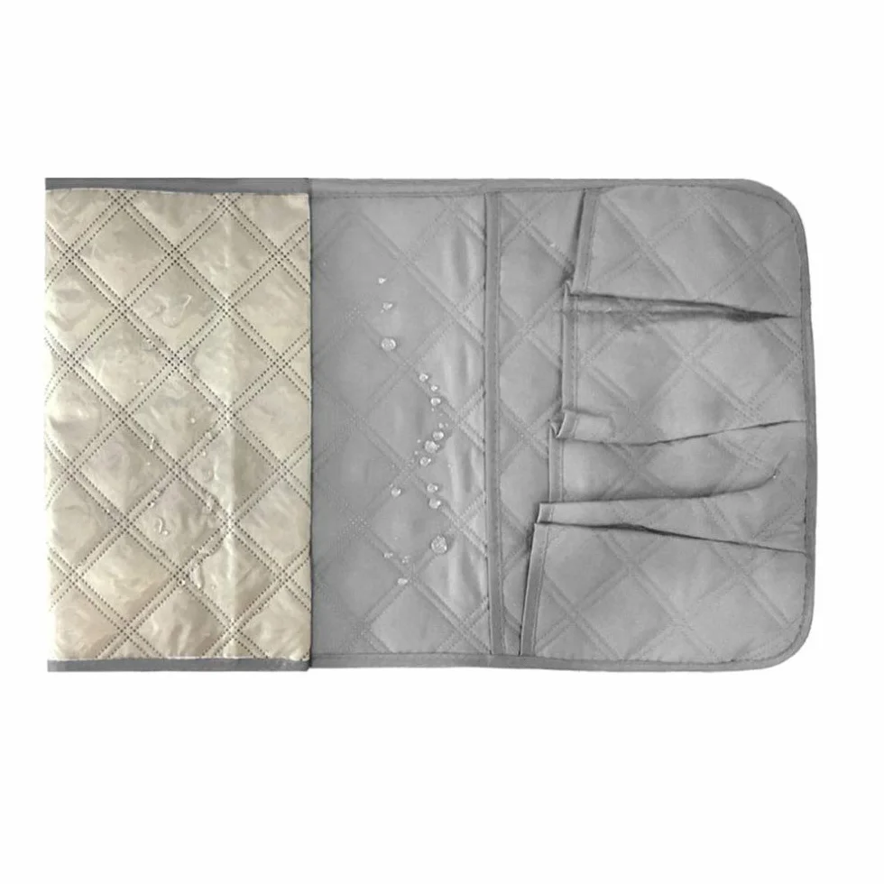 podłokietnik sofa organizer na sofę fotel Caddy krzesło stabilne łóżko torba do przechowywania wiszący podłokietnik z kieszeniami na pilot do telefonu IPad, książka, czasopisma