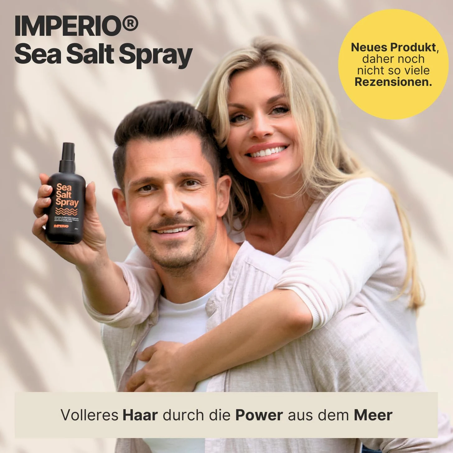 IMPERIO Sea Salt Spray - 250 ml Premium Salt Spray dla większej objętości i stabilnej tekstury - idealne fale na plaży, więcej objętości i uchwytu dzięki mocy oceanu - unisex - zapach