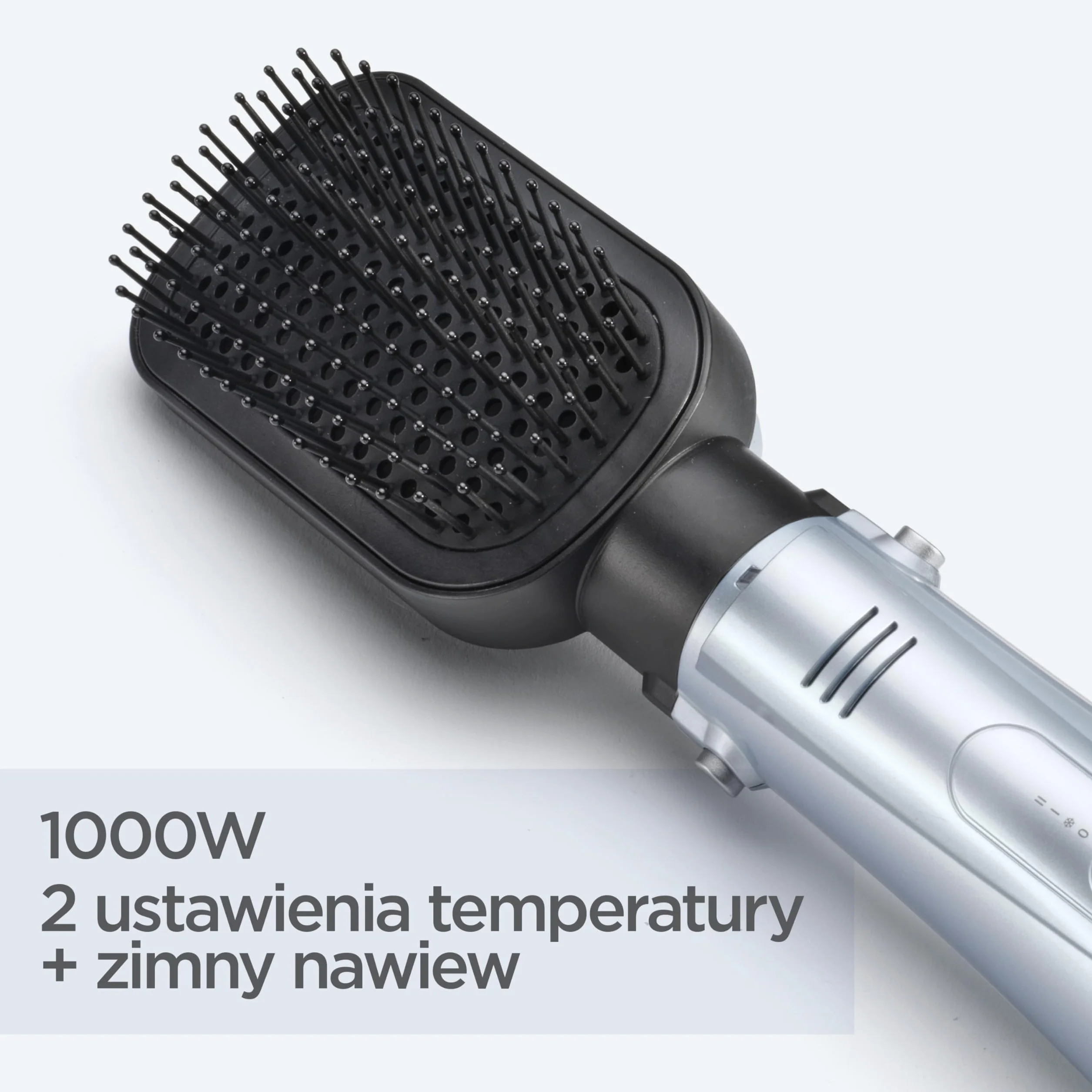 BaByliss Hydro-Fusion 4 w 1 suszarka szczotka do włosów - 1000 W Anti-Frizz Air Styler, Suszenie, Gładkość, Objętość, Prostowanie w Jednym Kroku, Niebieski, AS774E