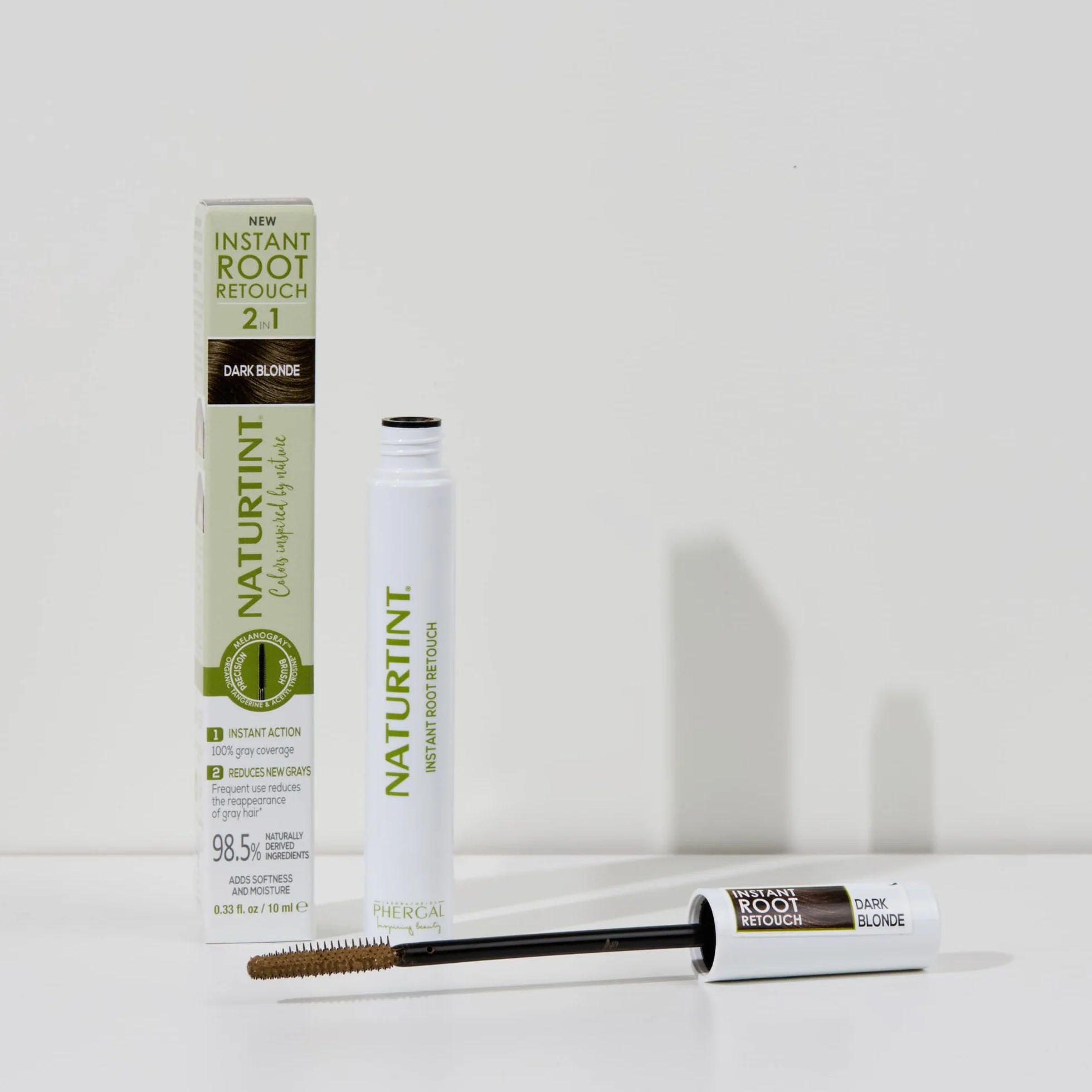 Naturtint Instant Root Retouch Tymczasowy retuszer do siwych włosów ciemny blond 10 ml