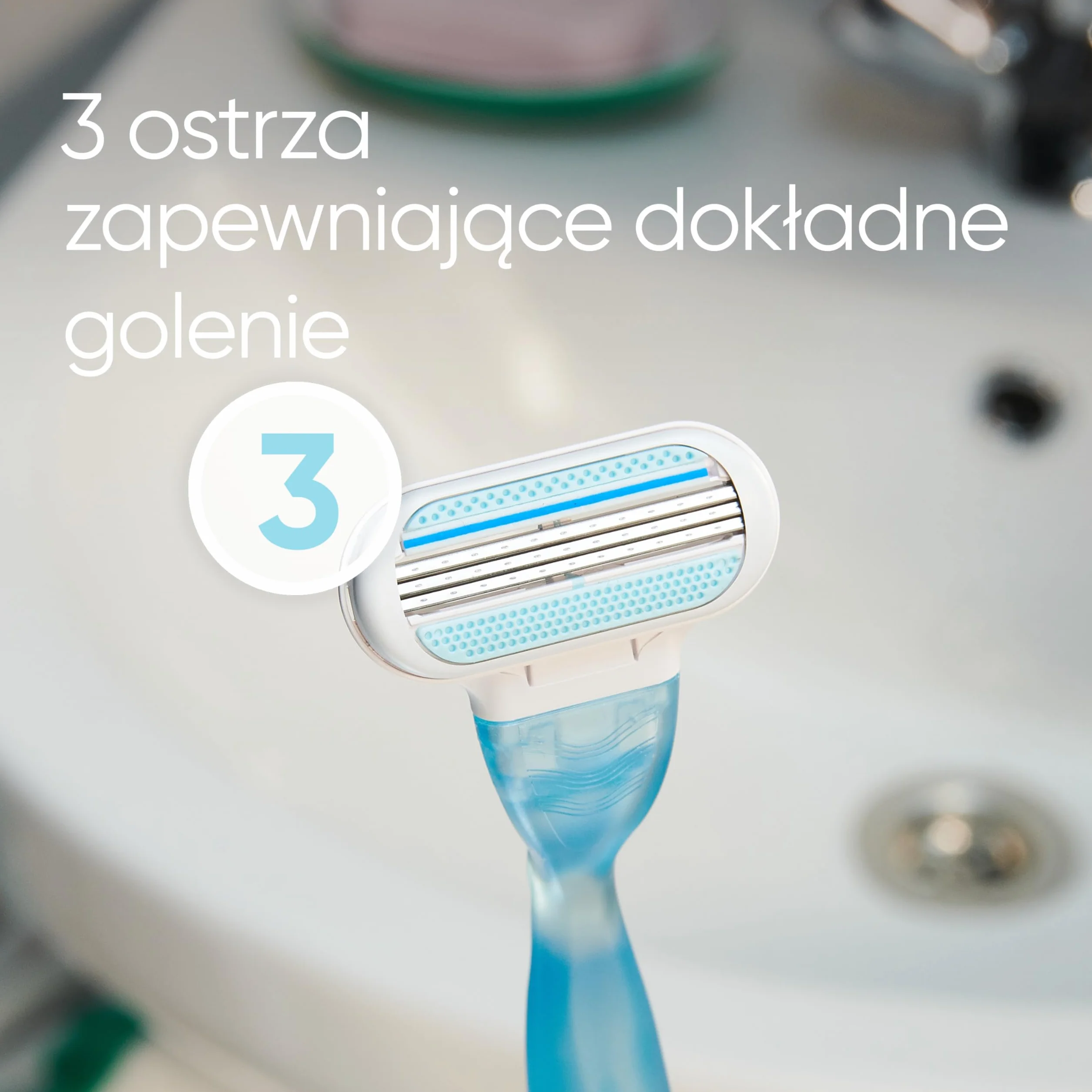 Gillette Venus Smooth Wkłady wymienne do maszynki do golenia dla kobiet, pakiet 12 wkładów, 3 dopasowujące się do kształtów ciała ostrza otoczone poduszeczkami ochronnymi