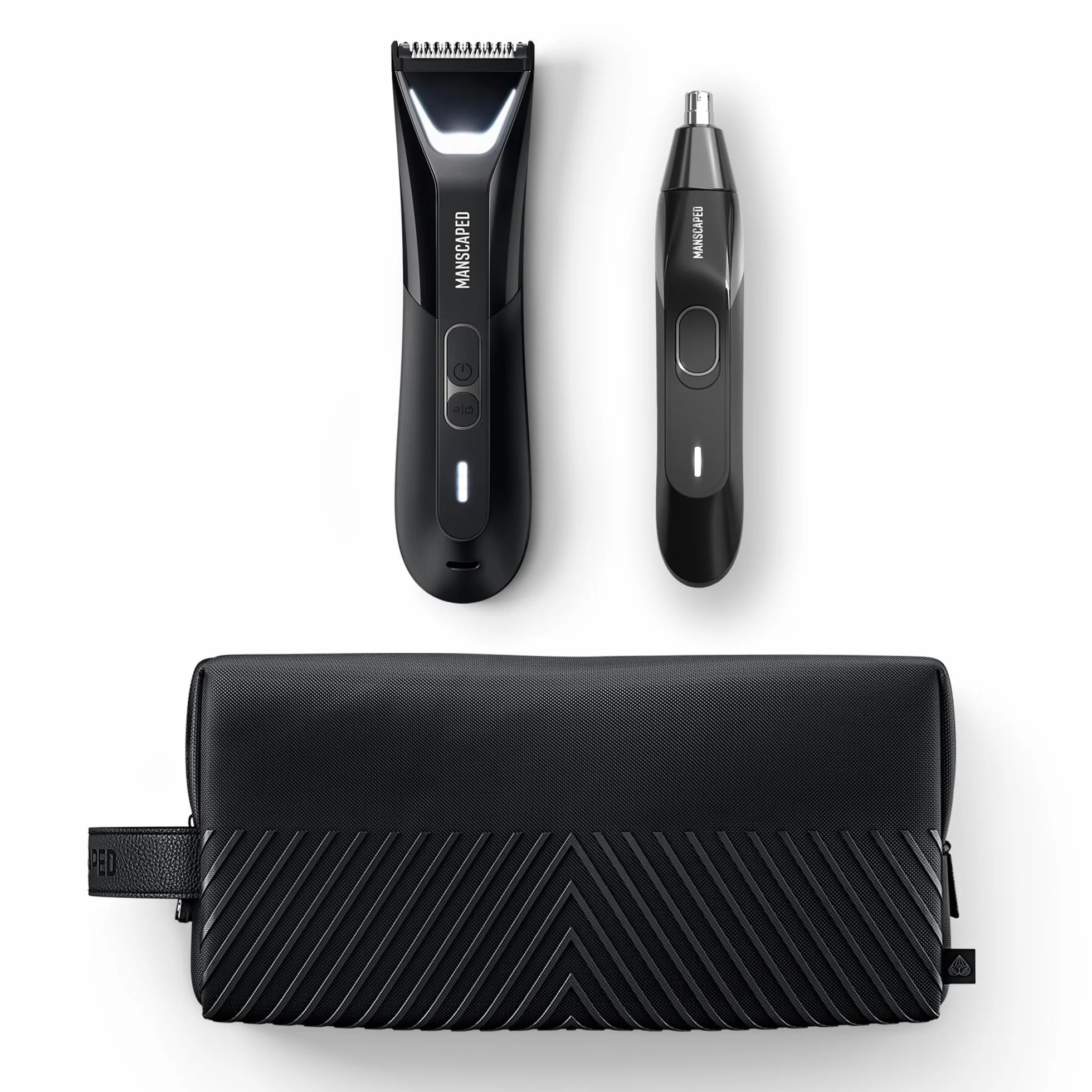 MANSCAPED® Perfect Duo 5.0 Elektryczny trymer do włosów pachwiny i ciała 5.0 ULTRA Weed Whacker® 2.0 do nosa i uszu