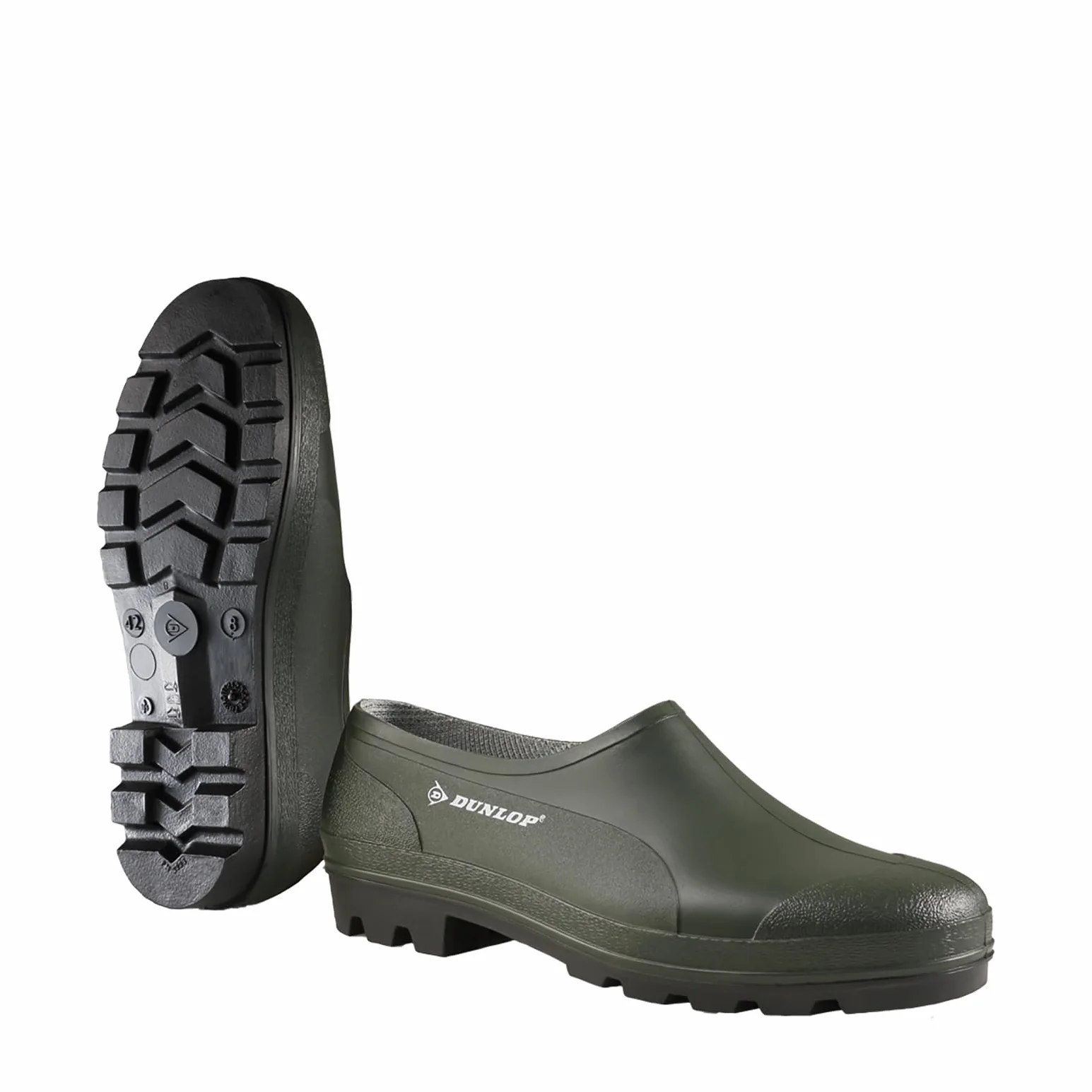 Dunlop Bicolour gumowe buty, zielone/czarne, 46