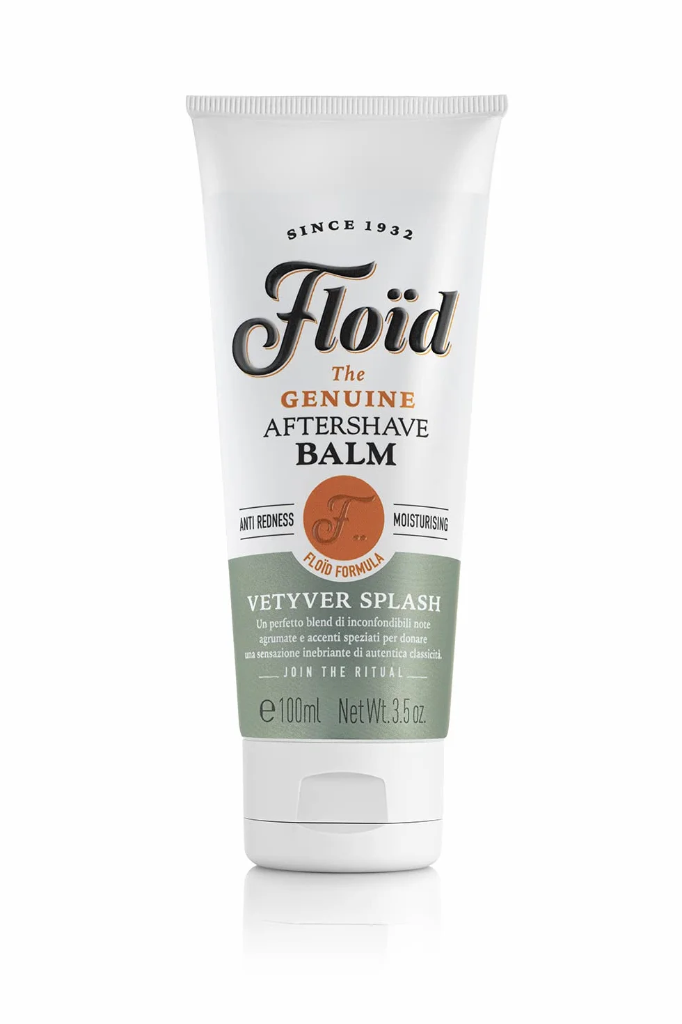 Floïd Vetyver Splash (100 ml), balsam po goleniu z alantoiną, gliceryną i ekstraktem z aloesu, nawilża, chroni i regeneruje skórę, kojący po goleniu