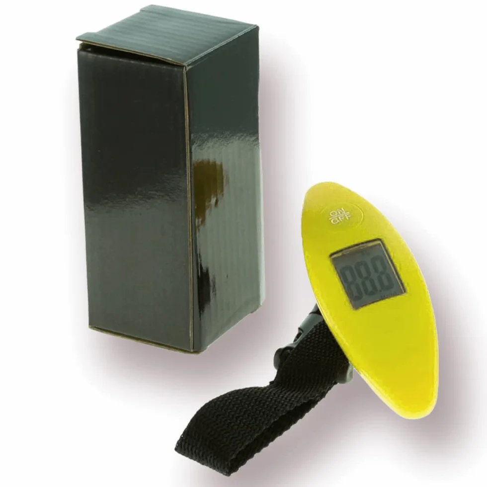 ANTEVIA - żółta waga podróżna | Ponad 10 modeli | Waga walizki nr (Blanax Yellow)