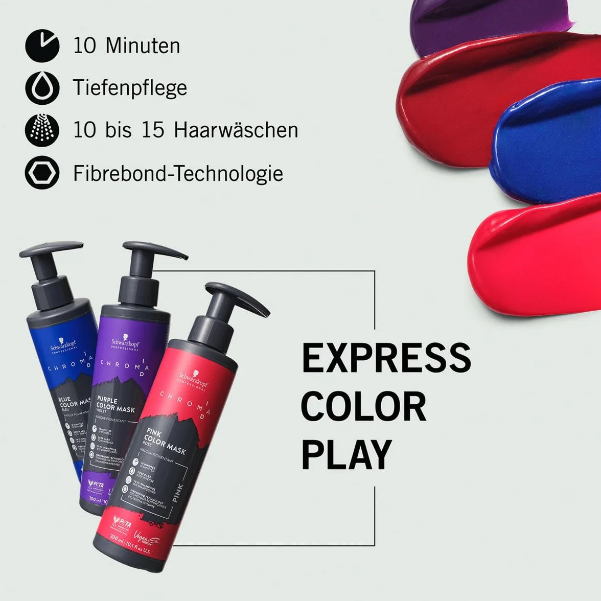 Schwarzkopf Professional Chroma ID Maska do włosów koloryzująca 9,5-19 Różana 250ml