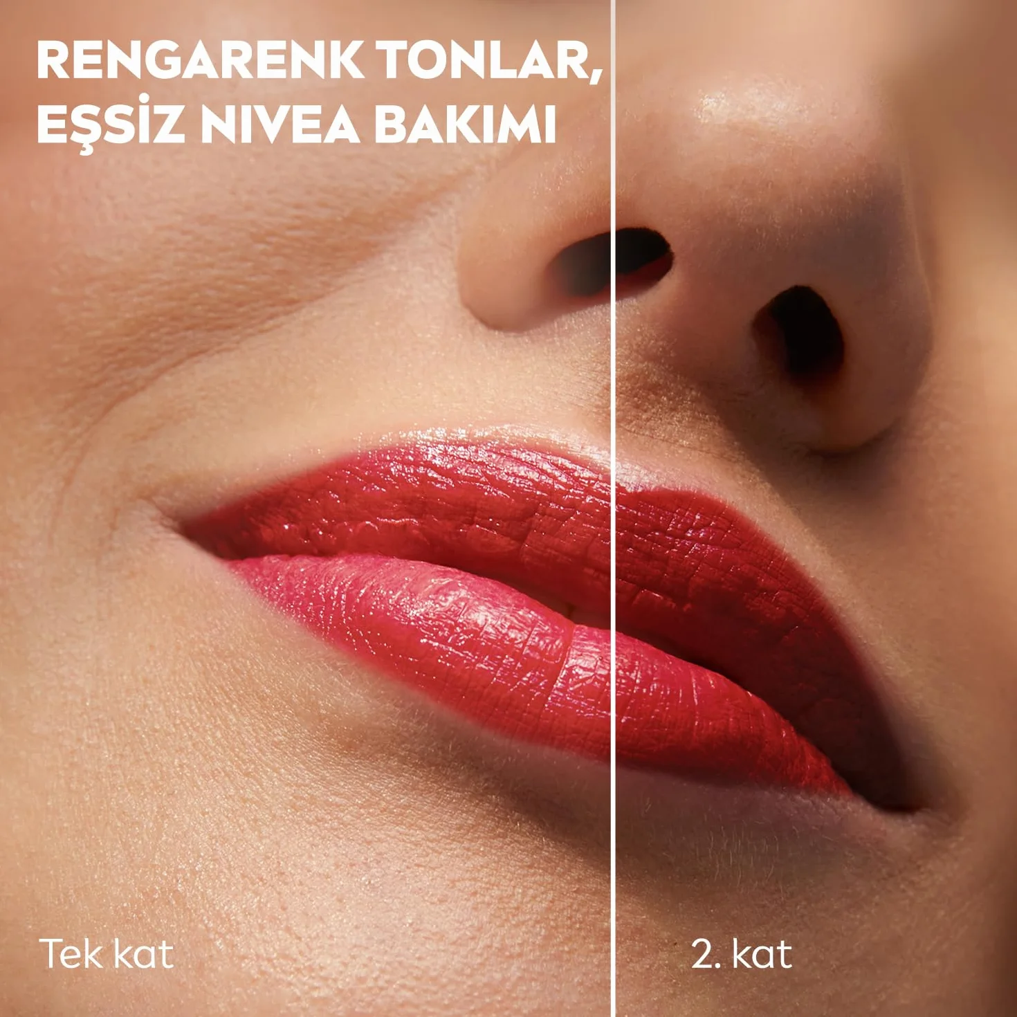 NIVEA Pielęgnująca pomadka do ust Caring Beauty 3w1 Red 4,8 g