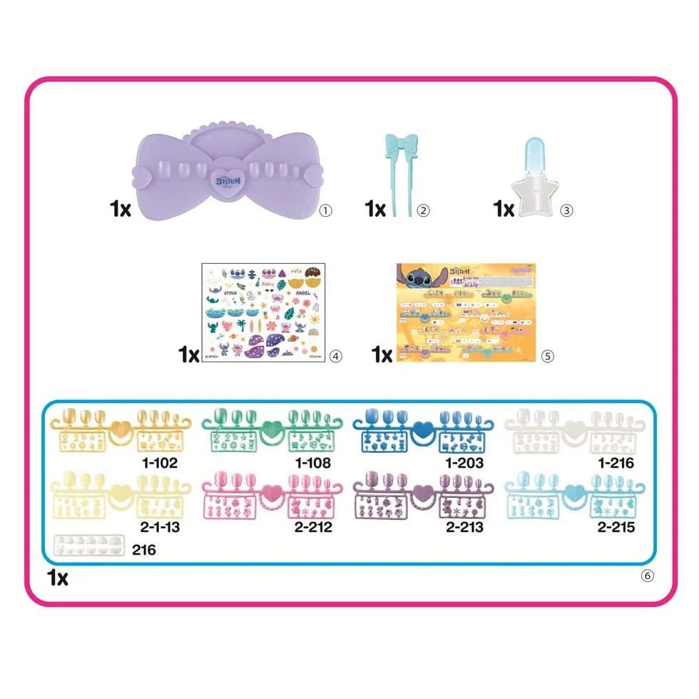 Aquabeads 35121 Stitch Nail Designer Kit Arts & Crafts Bead Activity Toy