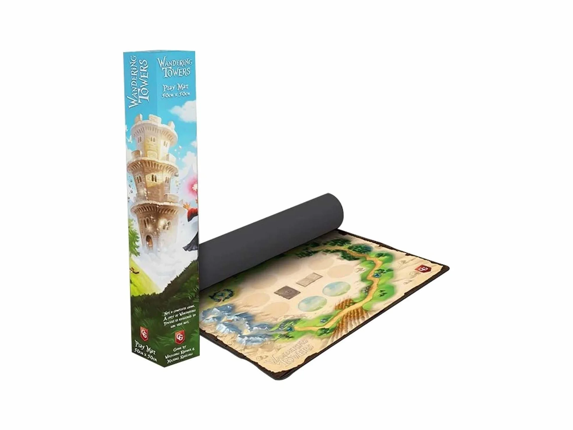 Capstone Games | Wandering Towers Playmat | Playmat | Accessory | 1 to 6 Players Ages 10+
