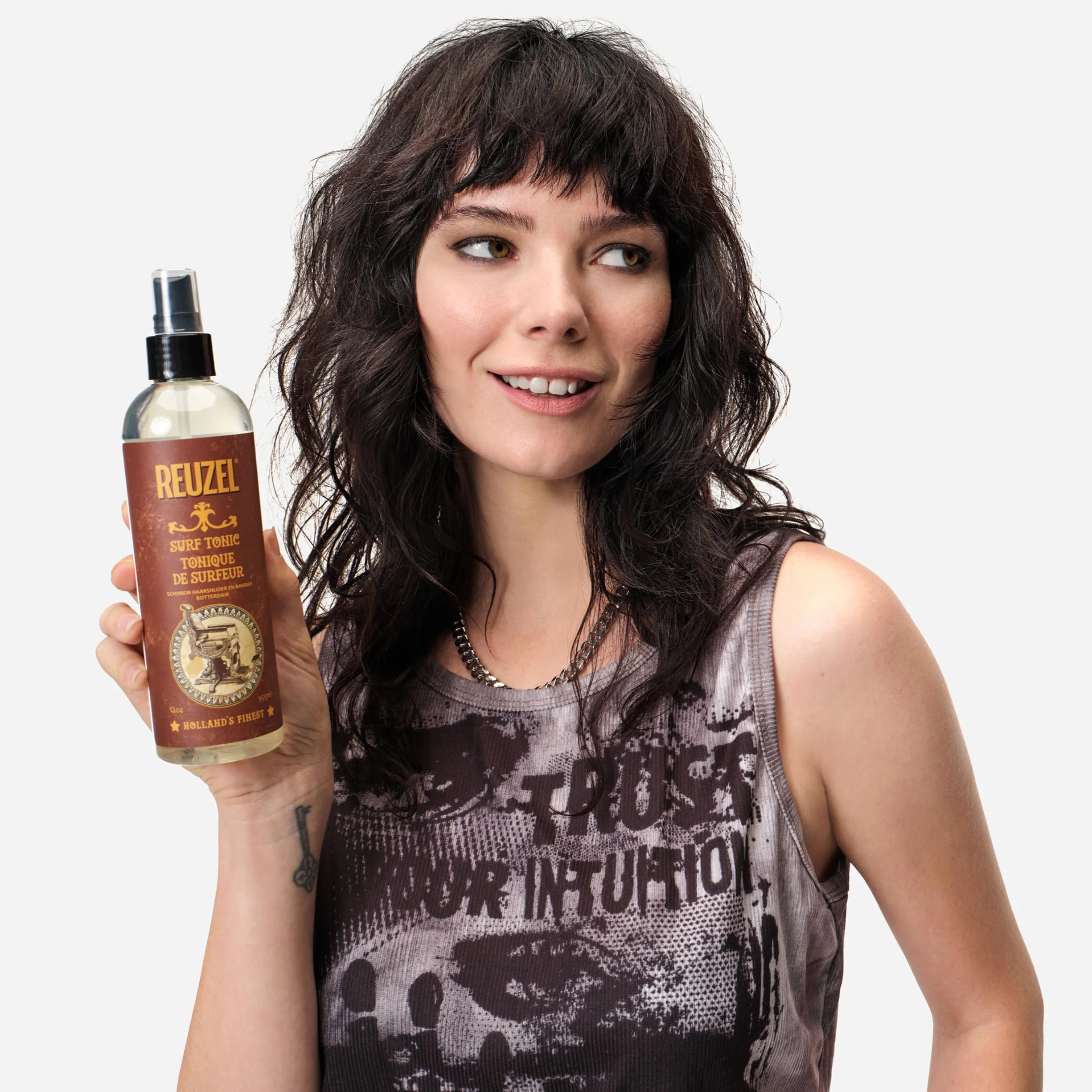 Reuzel Surf Tonic Hairlakier 355 ml - Bezzapachowy - Dodaje przyczepności, tekstury i objętości