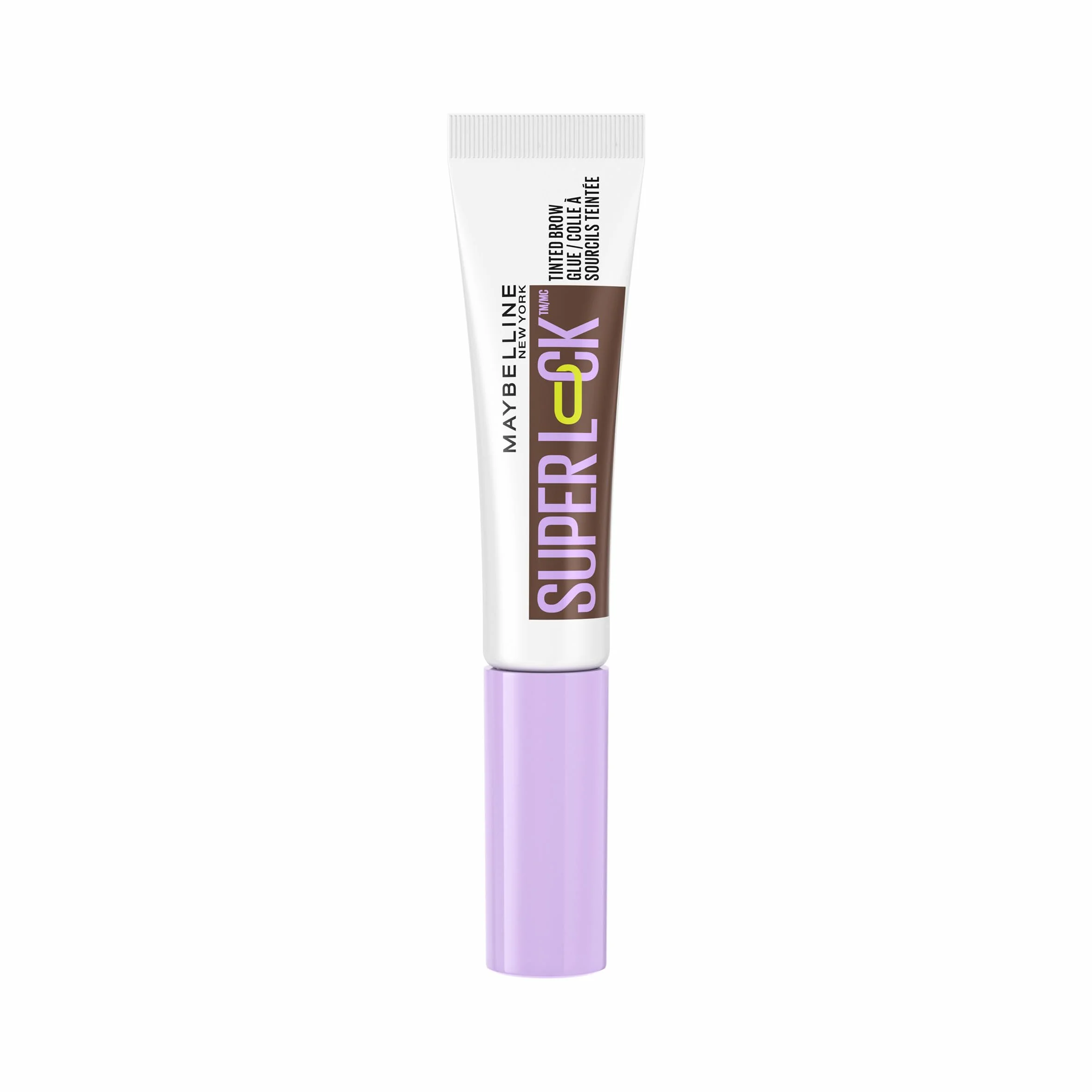 Maybelline New York SuperLock Brow Glue Deep Brown, żel do brwi, 7ml