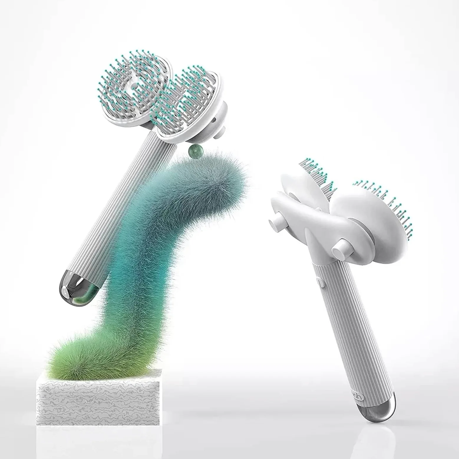 DieffematicSZ Grzebień Electric Hair Removal Comb Hair Brush Hair Removal Cleaning Brush