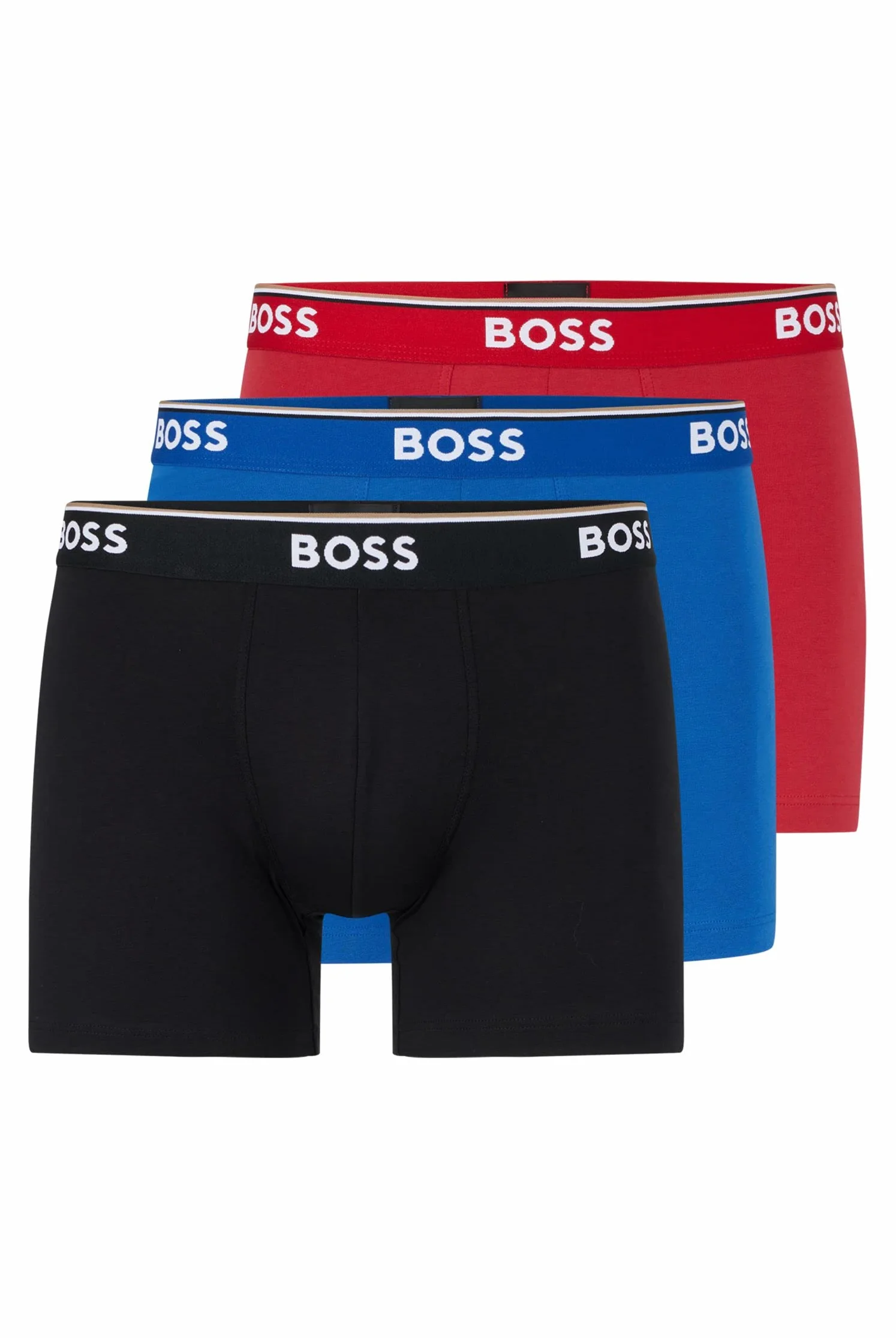BOSS Bokserki męskie, 3 sztuki w opakowaniu, New - Open Miscellaneous962, L