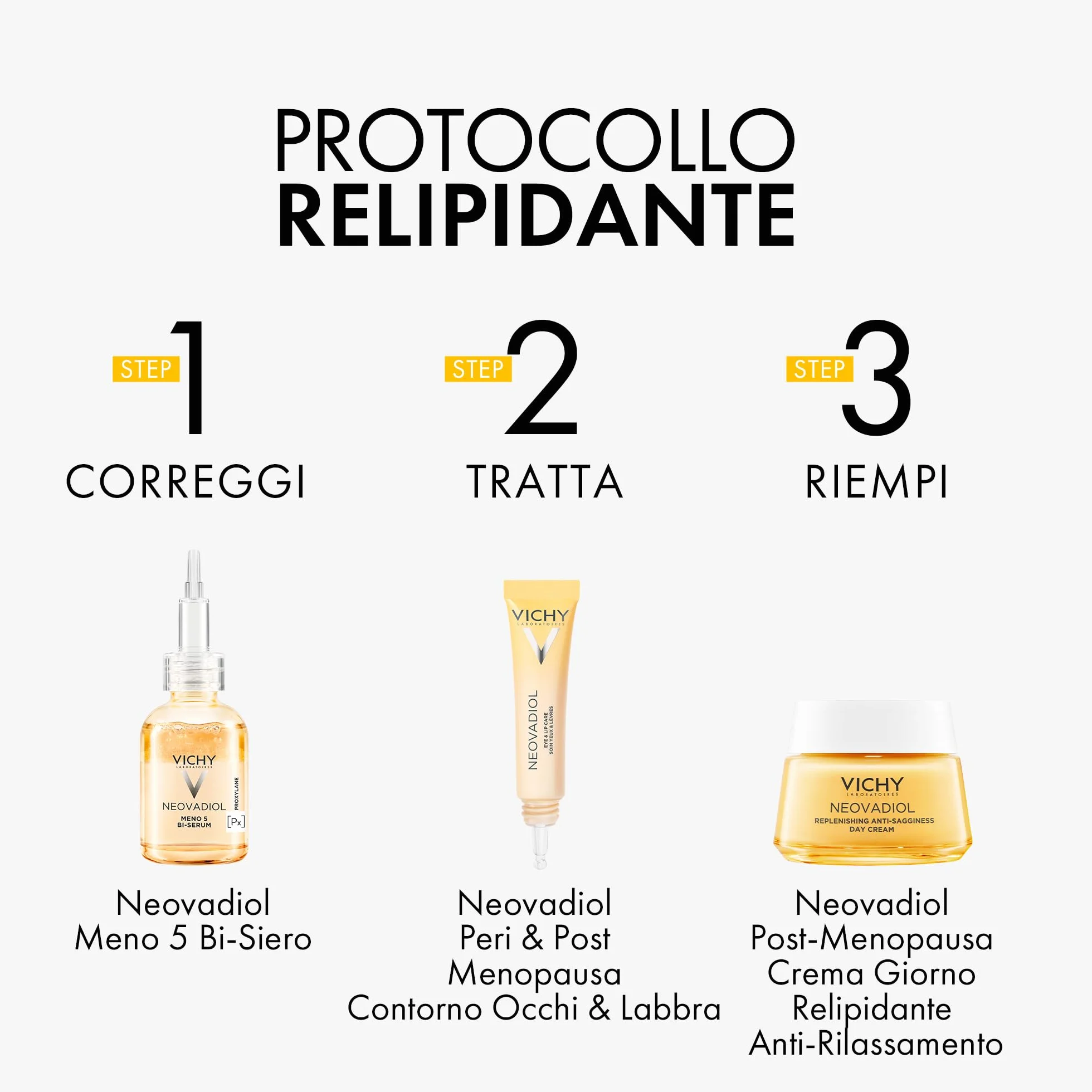 VICHY NEOVADIOL Krem wygładzający skórę wokół oczu i ust, 15ml