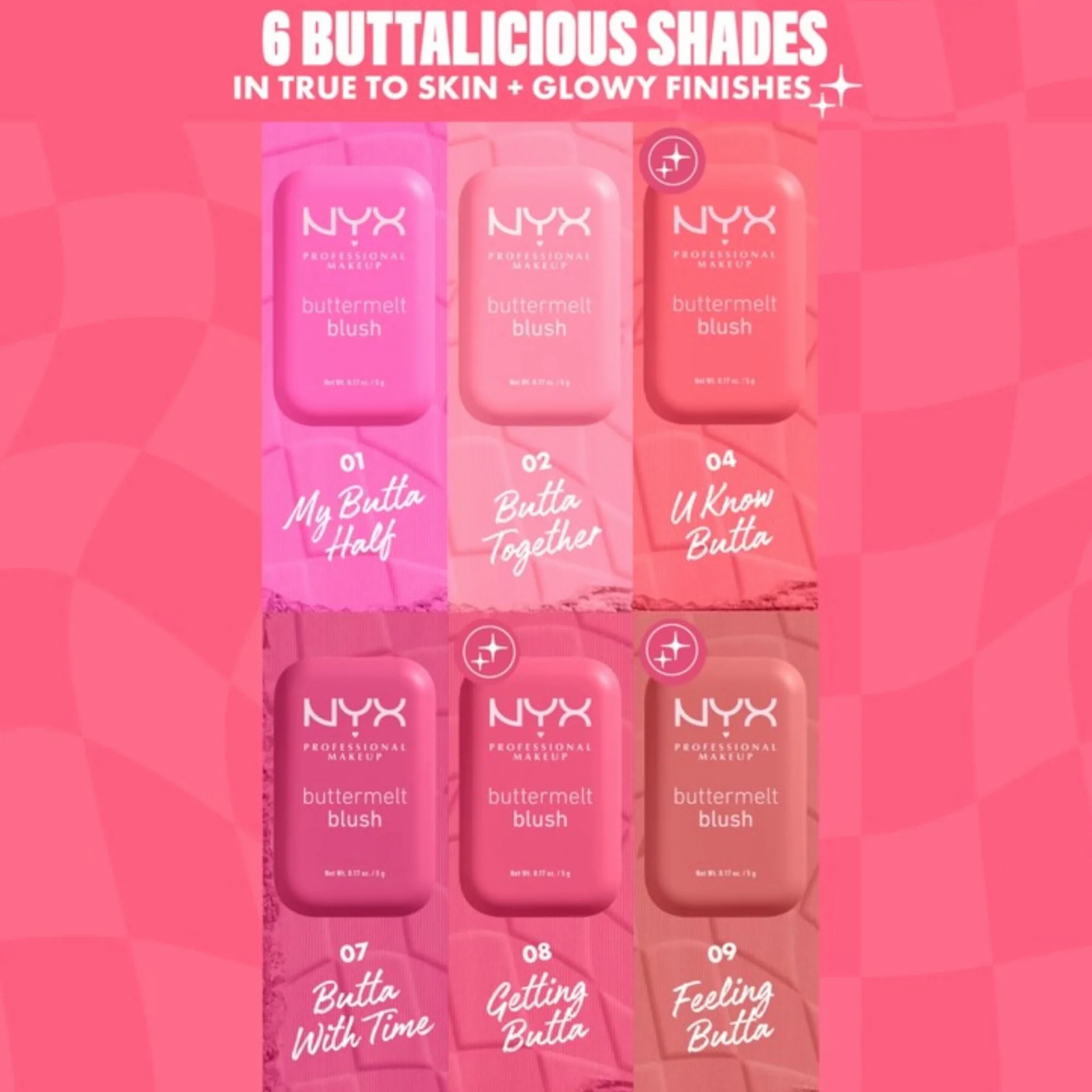 NYX Professional Makeup Buttermelt Blush, kremowa tekstura z masłem shea, masłem migdałowym i masłem mango, łatwy do wymieszania, zapewnia świeży wygląd, kolor: Butta with Time