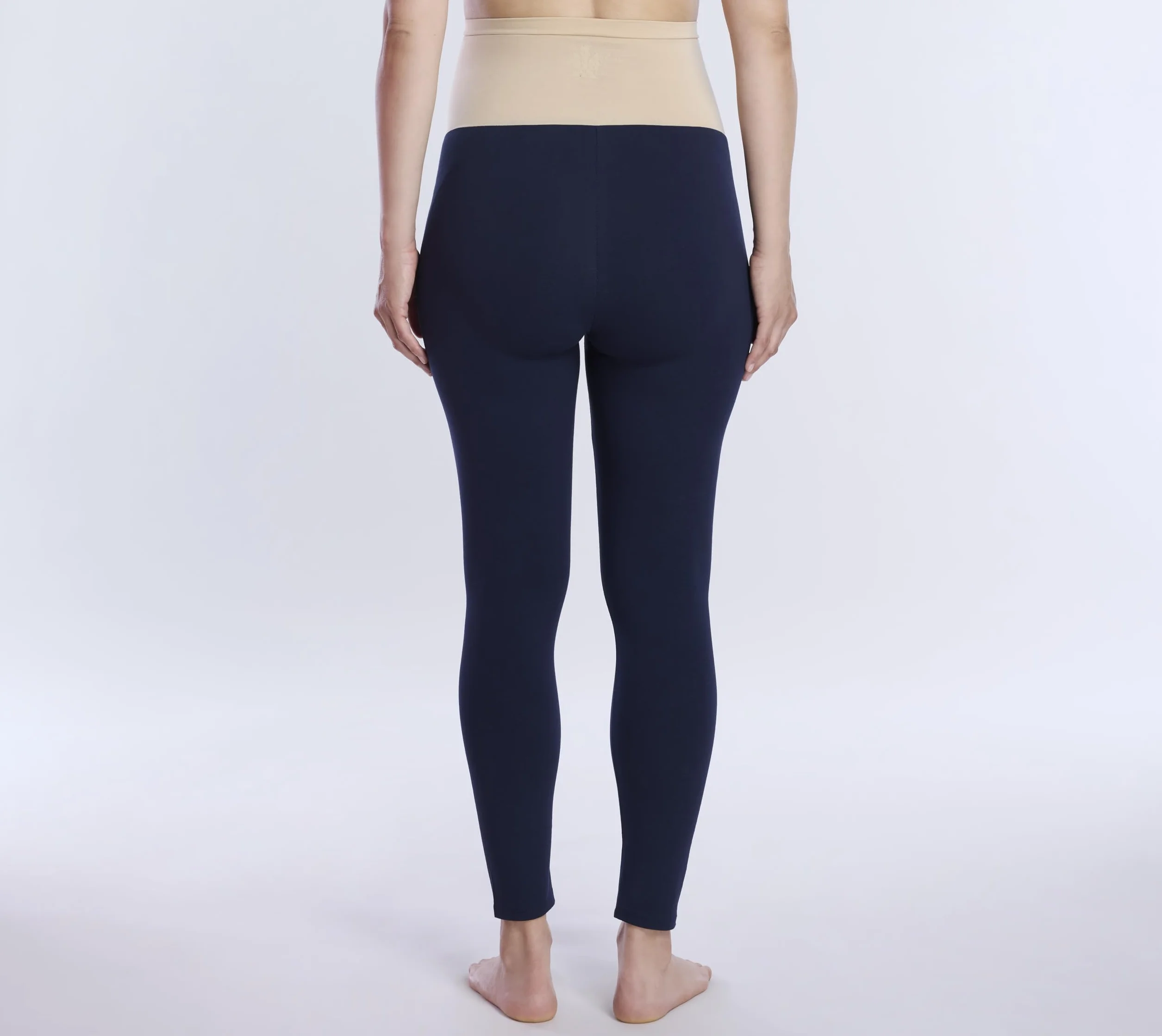 Motherhood Maternity Plus-size Full Length Secret Fit Belly Leggings - Leginsy Kobiety
