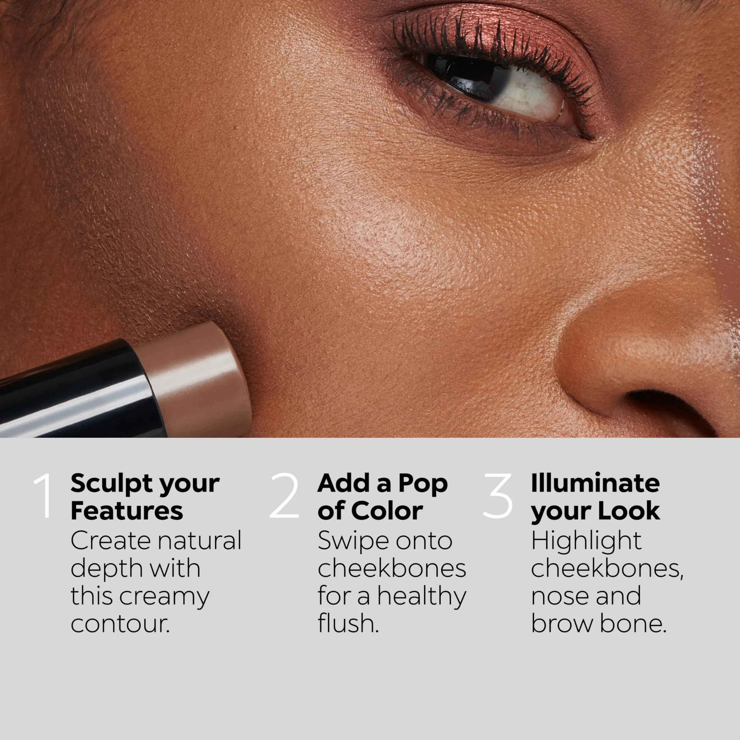 KIKO Milano Sculpting Touch Creamy Stick Contour 203 | Sztyft Do Konturowania Twarzy - Kremowa Konsystencja I Matowe Wykończenie