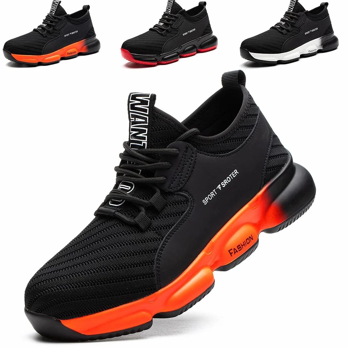 Buty robocze, męskie, damskie, stalowe noski, lekkie, sportowe, buty trekkingowe, oddychające buty ochronne, trampki