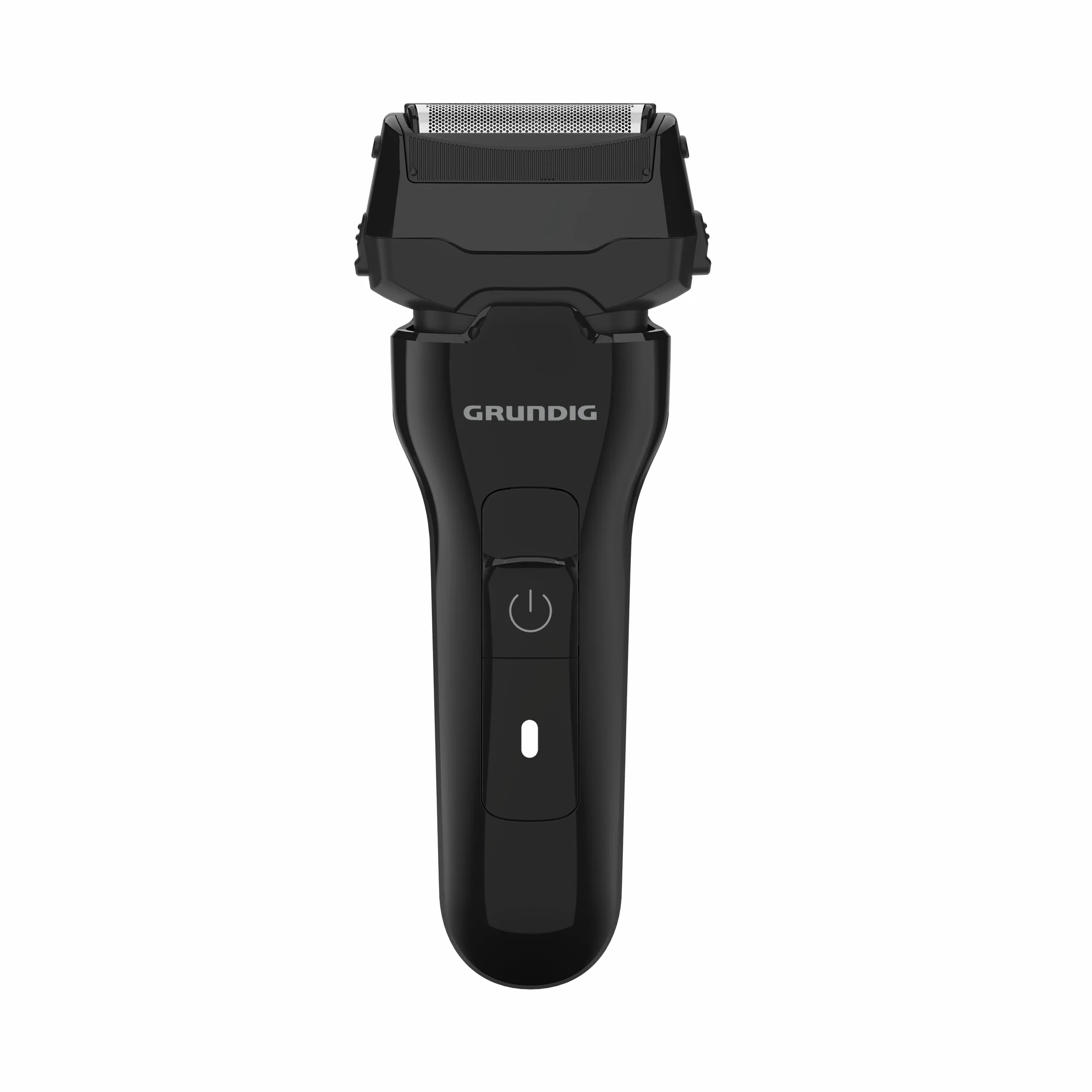 GRUNDIG MS 6330 męska golarka, czas pracy 60 min, rozkładana maszynka do długich włosów, potrójny system cięcia, obudowa z 74% tworzywa sztucznego pochodzącego z recyklingu, zastosowanie na całym