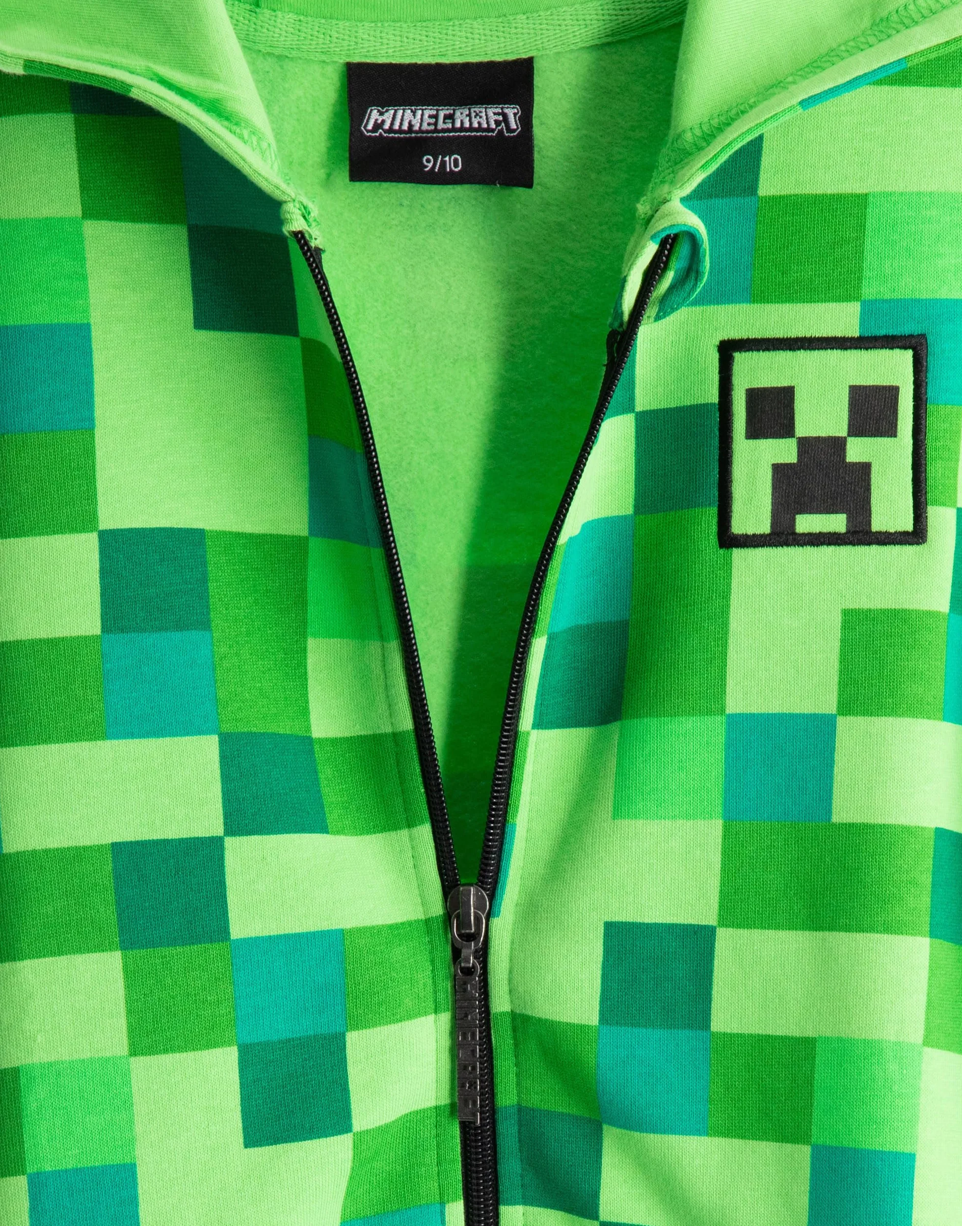 Minecraft bluzy chłopców dzieci zamek błyskawiczny z kapturem