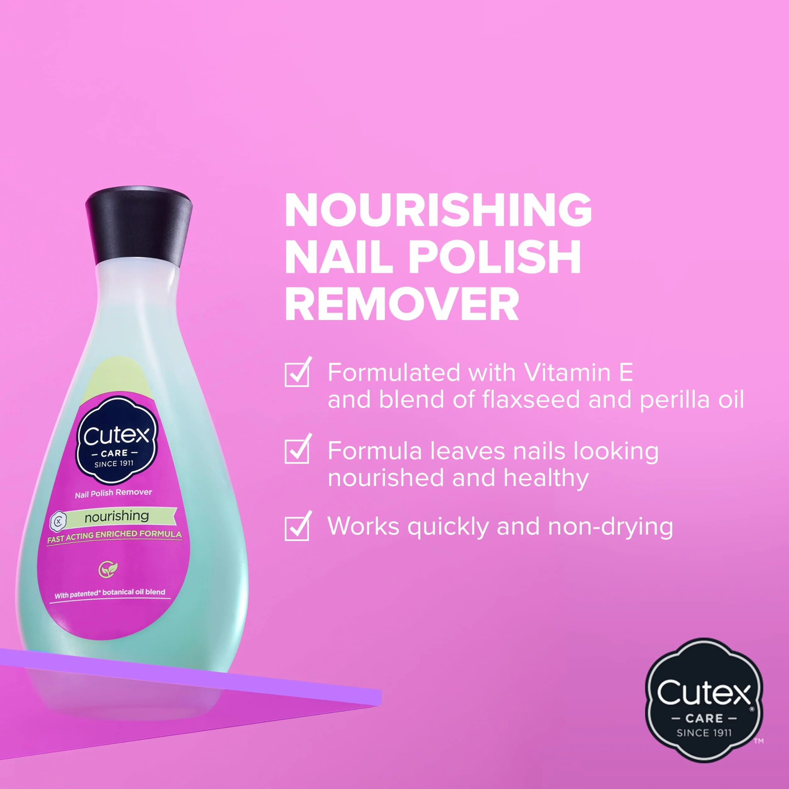 Cutex Odżywczy zmywacz do paznokci 200 ml