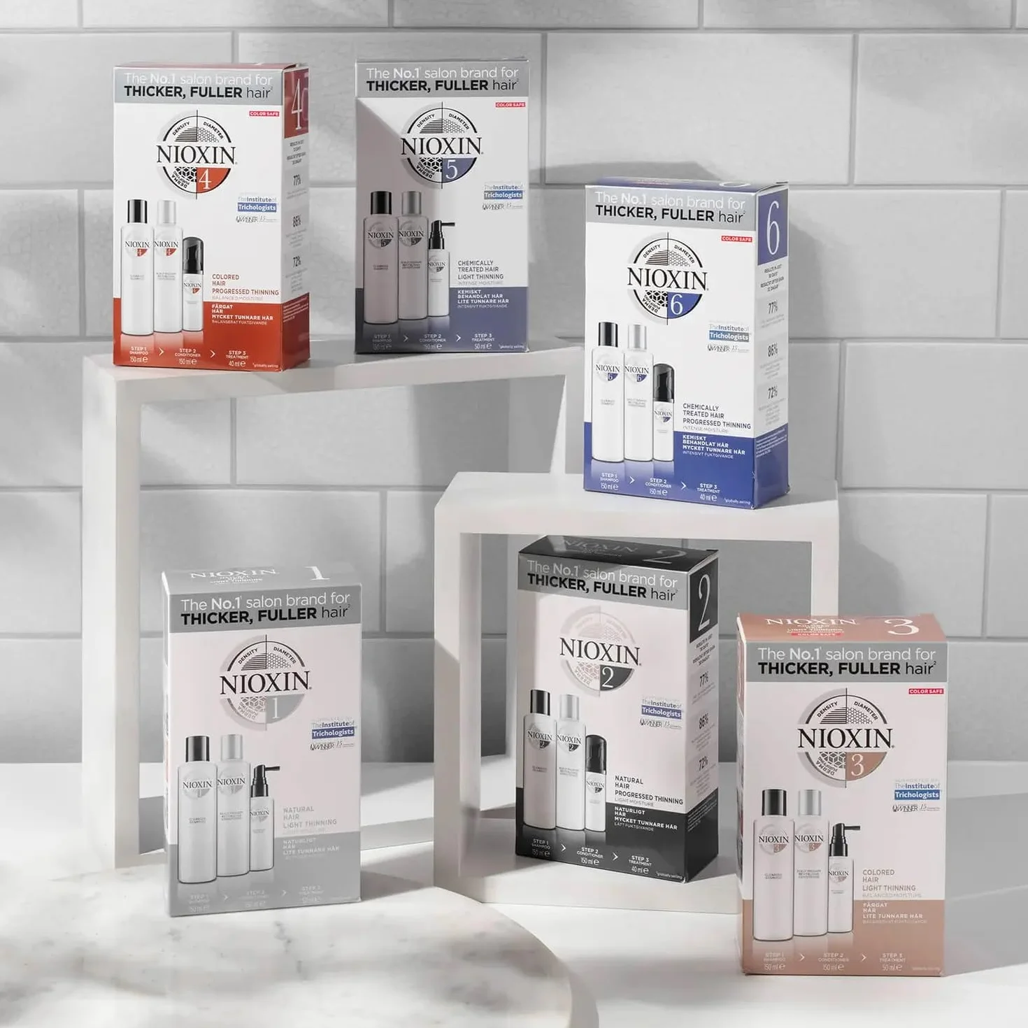 Nioxin System 2 Trial 3-etapowy zestaw do leczenia włosów naturalnych z utratą gęstości