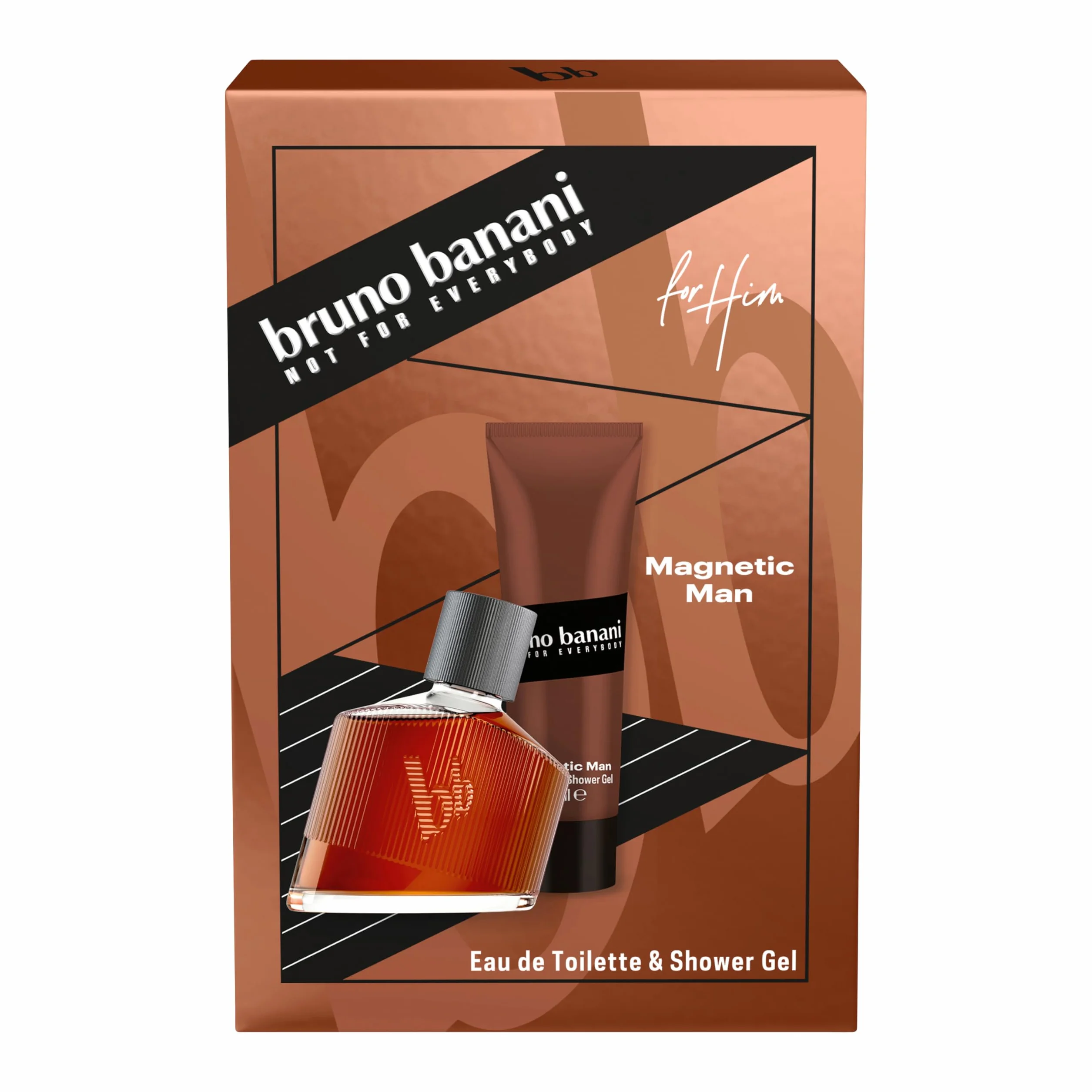 bruno banani Opakowanie prezentowe Magnetic Man Eau de Toilette 30 ml + żel pod prysznic 50 ml