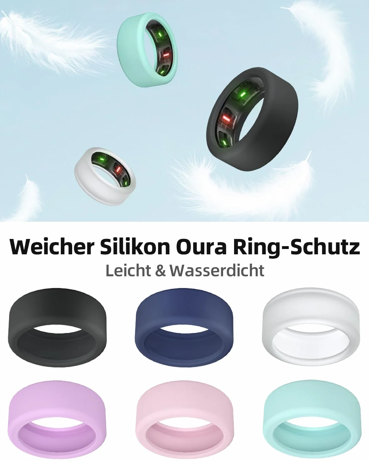 SimpleTings Smart Ring Protector Kompatybilny z Oura/Ultrahuman/Samsung Galaxy