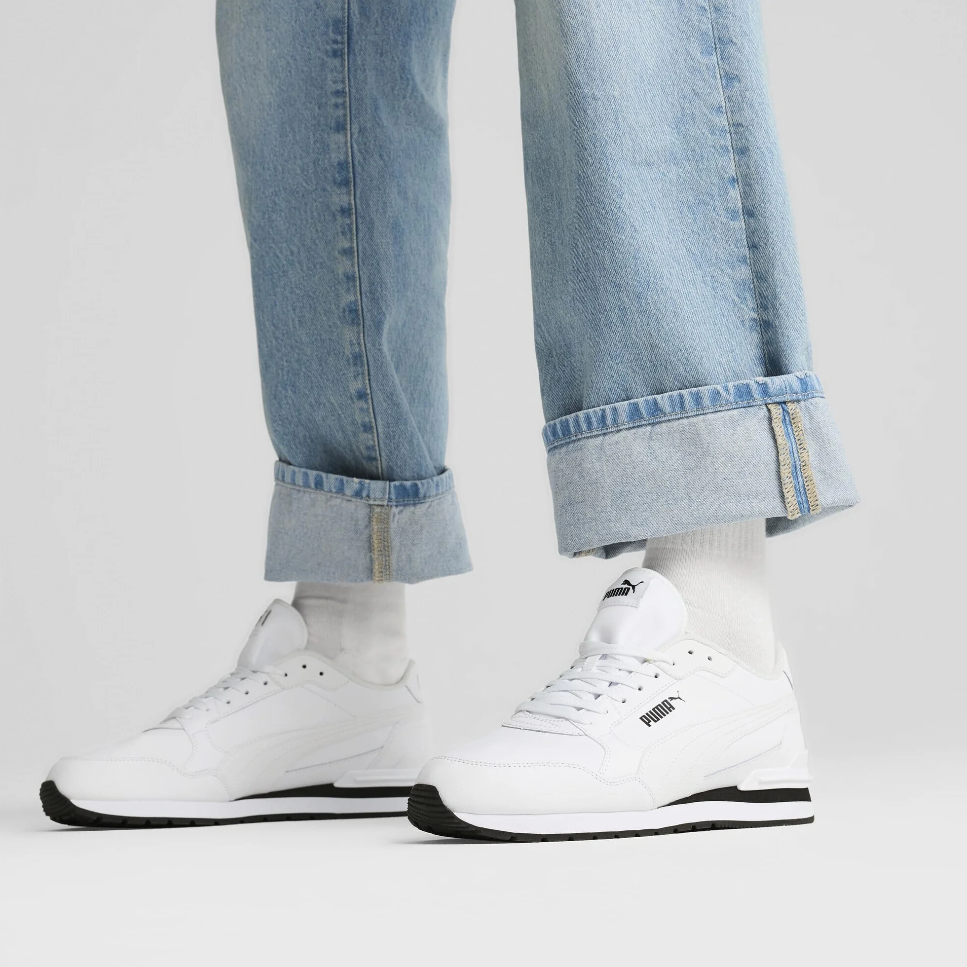 PUMA Uniseks St Runner Leather AdultAdidasy