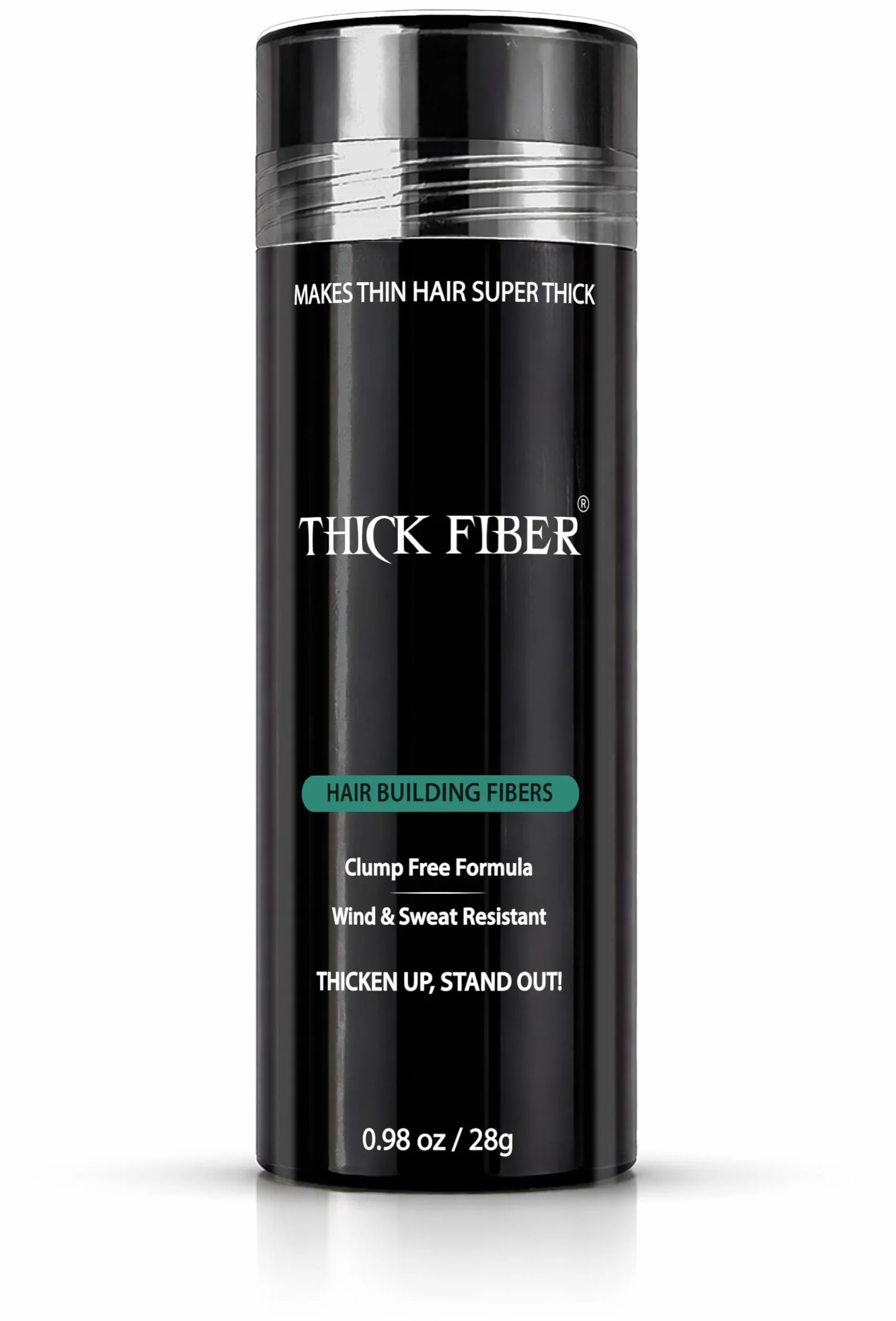 Włókna do budowy włosów THICK FIBER proszek średni brąz 25 g