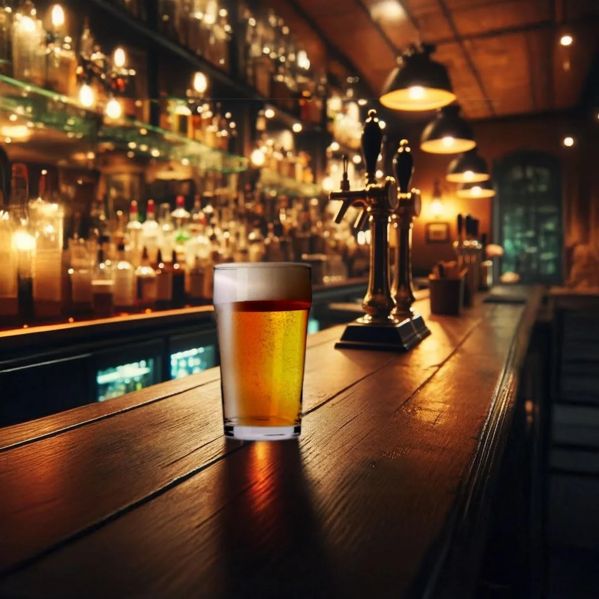 KROSNO | Szklanki do piwa typu Nonic | Komplet 6 x 500 ml | Kolekcja Mixology | Do lagerów i stoutów | Pogrubiony pierścień, stabilne dno | Na przyjęcia i imprezy | Szkło bezołowiowe | Do zmywarki