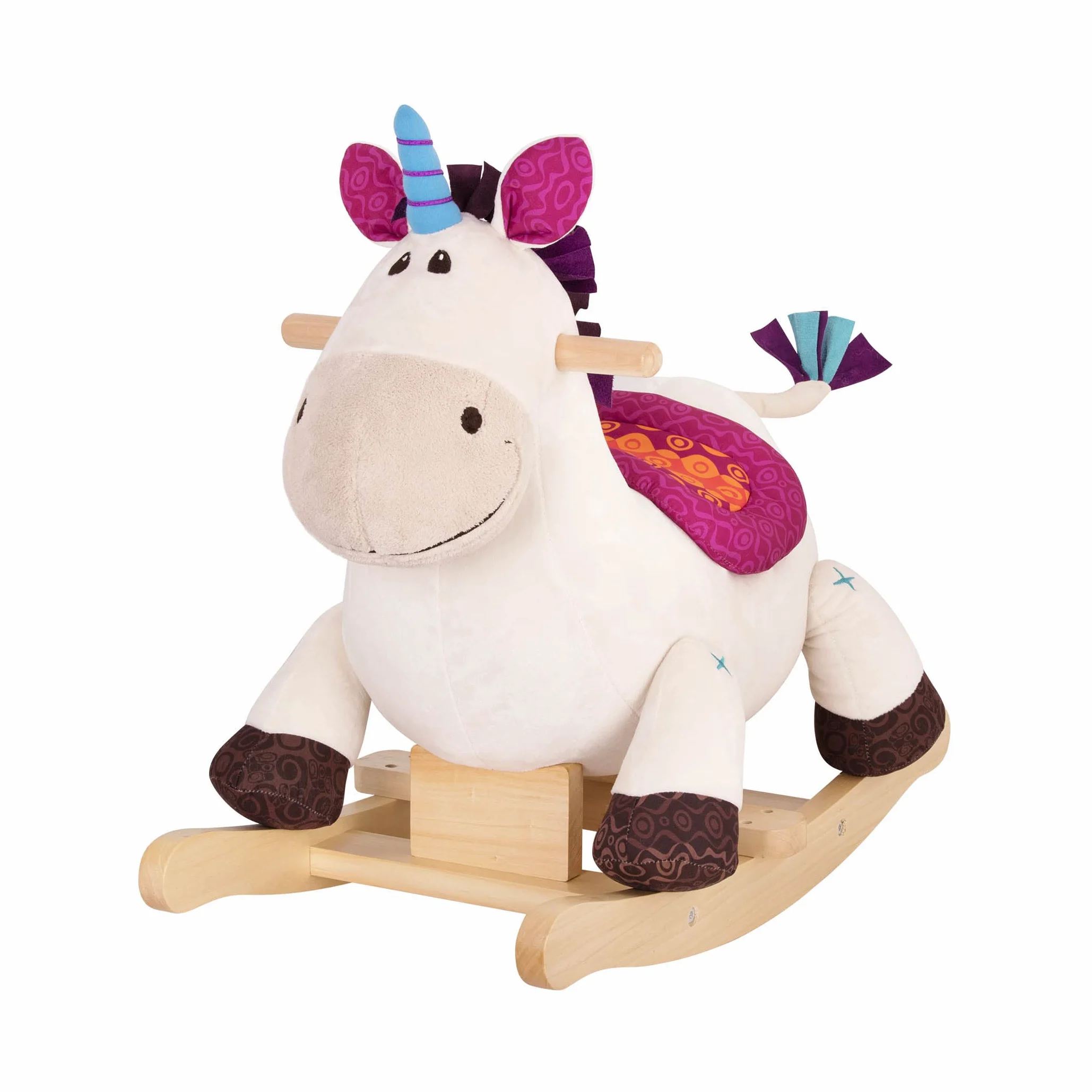 B. toys by Battat 44832 jednorożec na biegunach, kolorowy