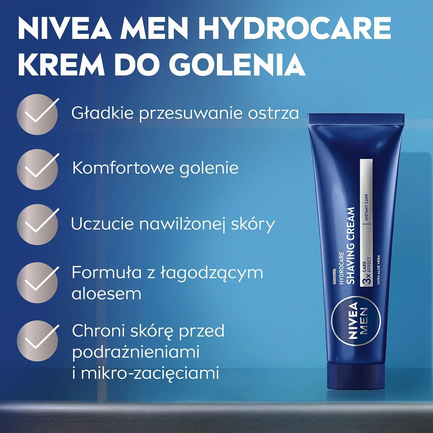 NIVEA MEN Protect & Care Ochronny krem do golenia dla mężczyzn 100 ml
