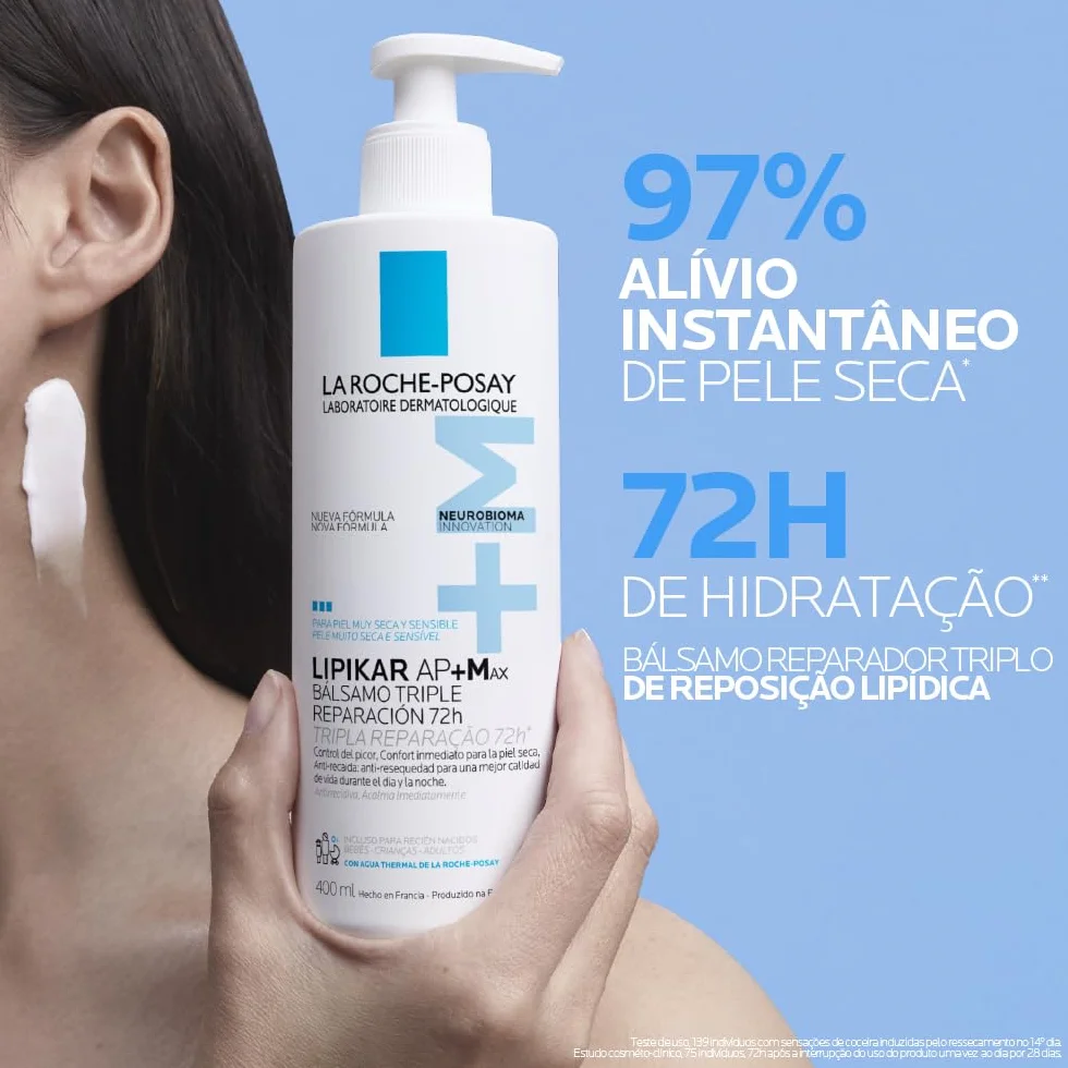 La Roche Posay Lipikar balsam AP+Max nawilżający do suchej skóry atopowej