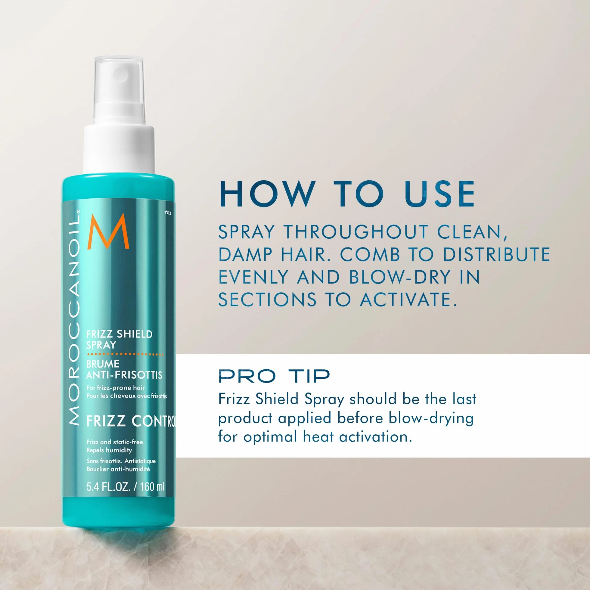 Moroccanoil Spray do Stylizacji Włosów Przeciw Puszeniu, 160 ml