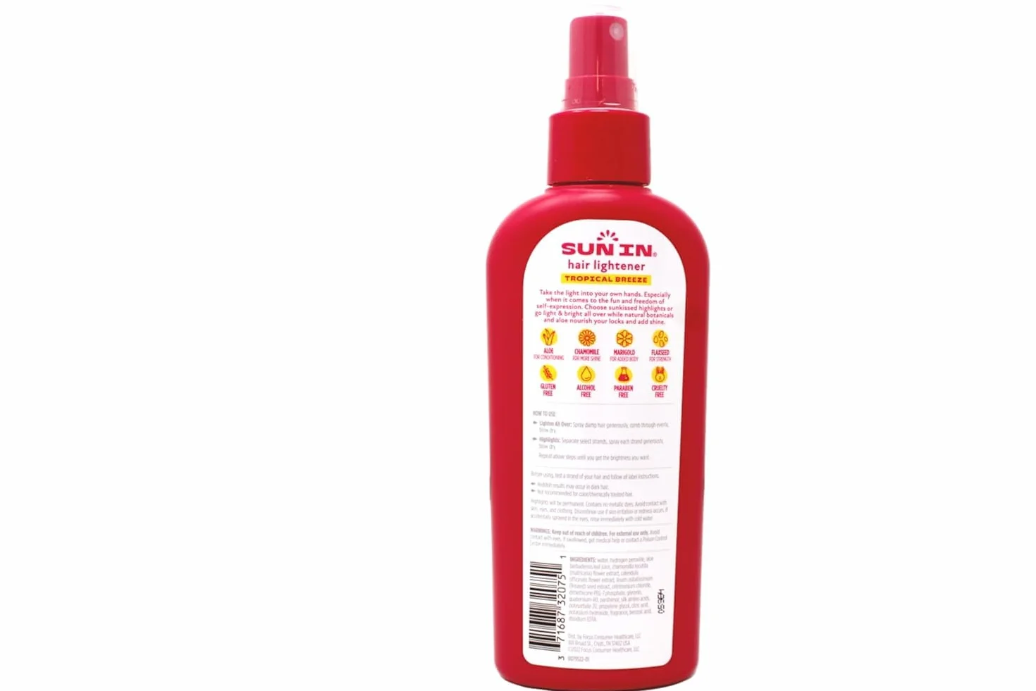 Sun In Rozjaśniacz do włosów Tropical Breeze 138ml z aloesem, rumiankiem, nagietkiem i siemieniem lnianym