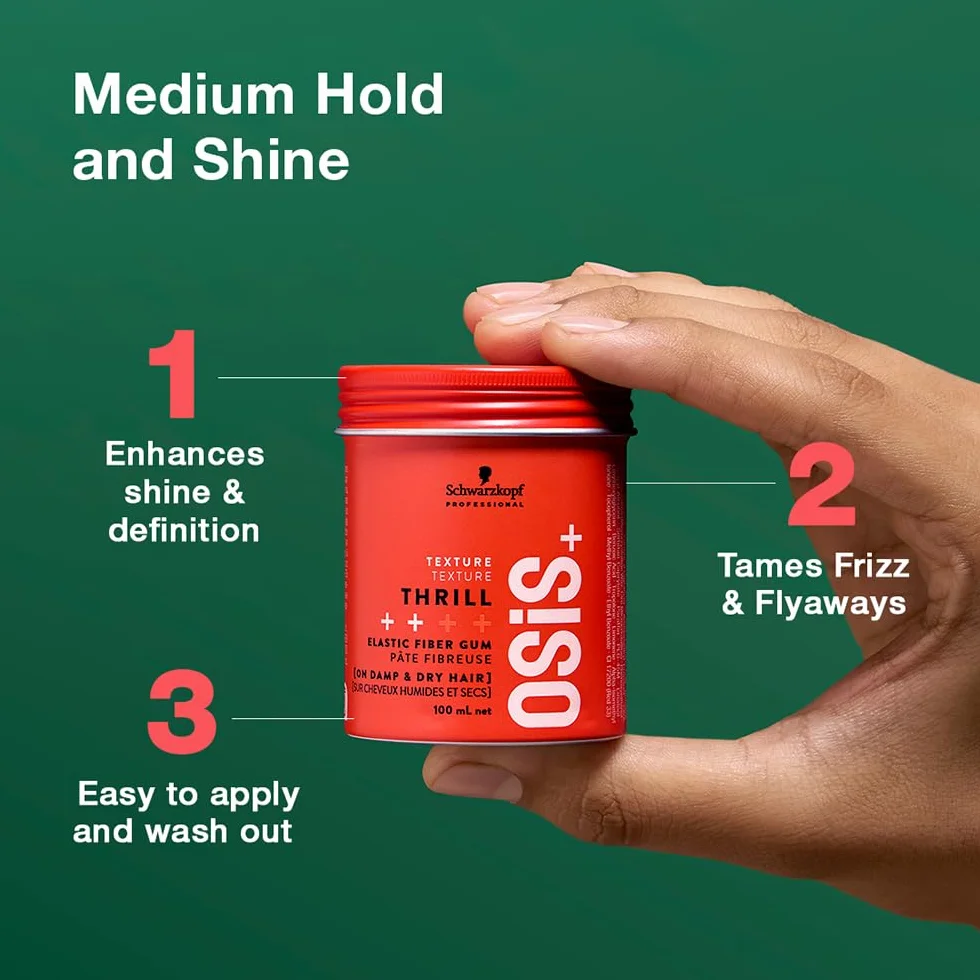 SCHWARZKOPF PROFESSIONAL Osis+ Texture Thrill Elastic Fiber Gum 100 ml