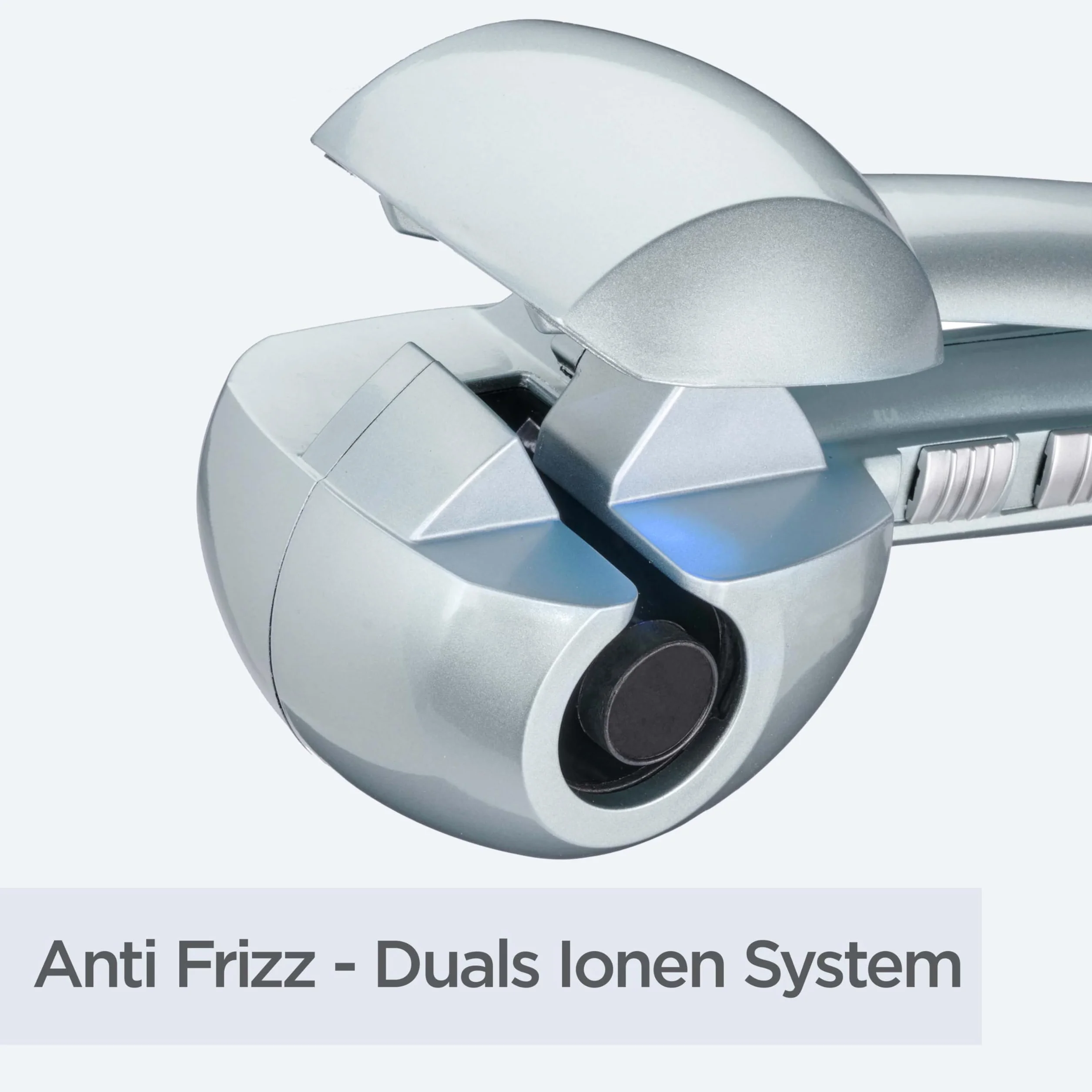 BaByliss C1700E Curl Secret ANTI FRIZZ Hydro Fusion, automatyczna lokówka, funkcja hydro Fusion, zakres temperatur 190-230°C, jasnoniebieski,