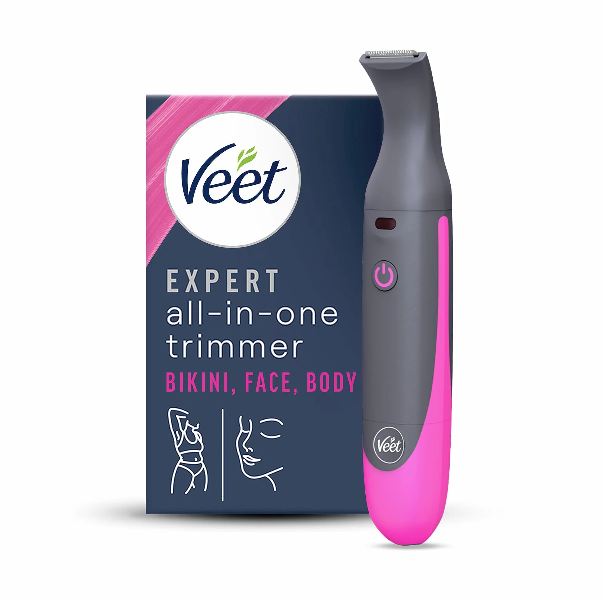 Veet Expert Elektryczny trymer do usuwania włosów damski wodoodporny USB