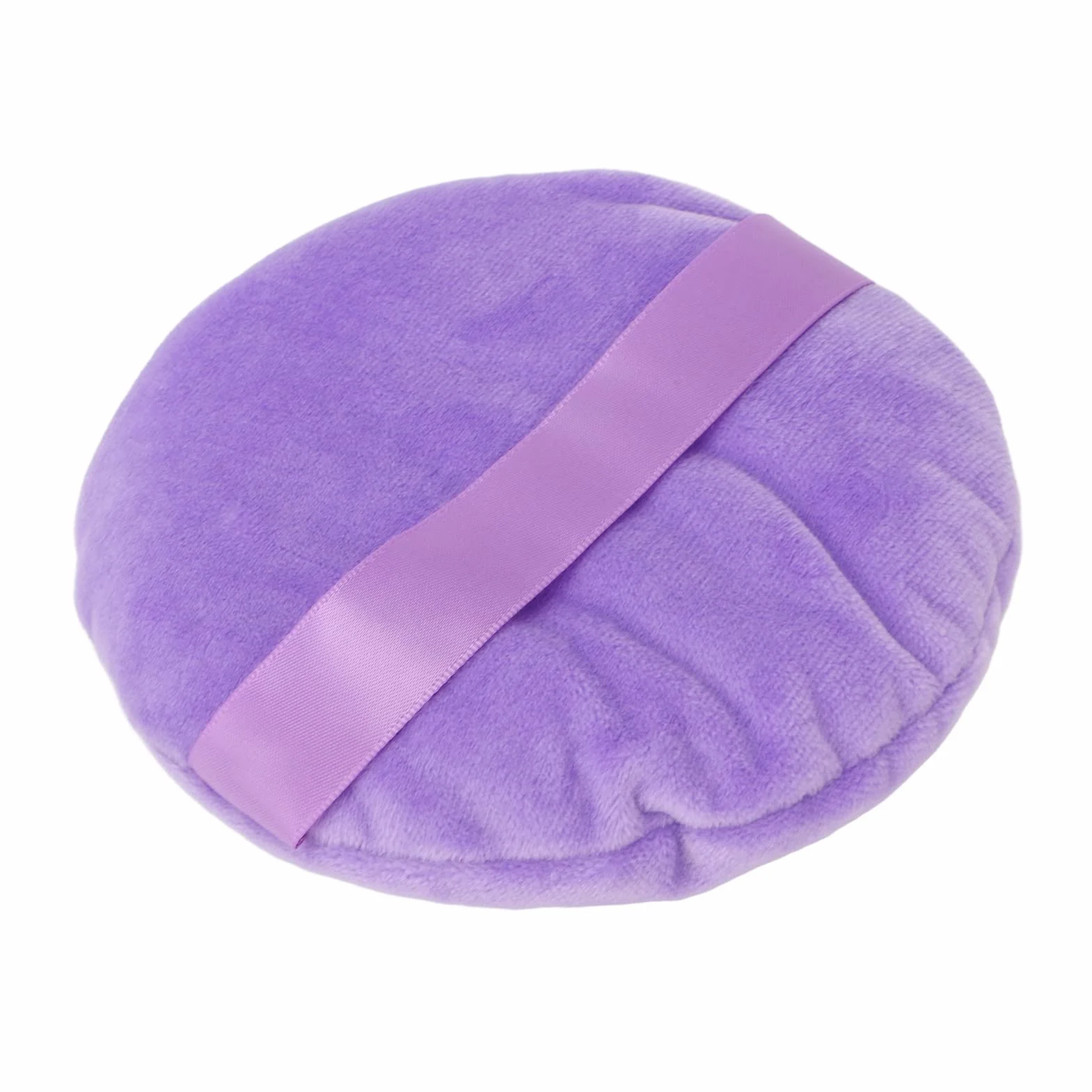Puder do Pudru, NadająCy Się do Prania MięKki Puch łabęDzi Ultra duży OkrąGły Puder Sypki do PodkłAdu w PłYnie, Kremu, Pudru, Korektora, Stosowania na Mokro i na Sucho (Fioletowy)