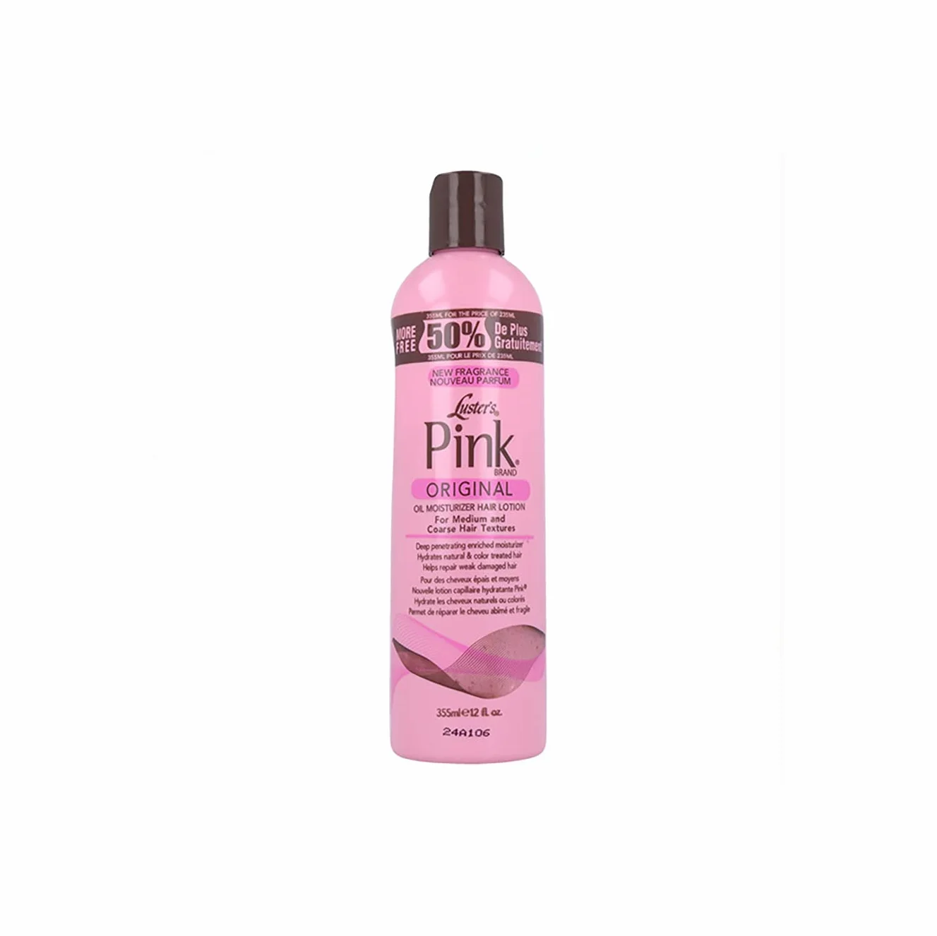 PINK - Oil Moist Hair Lotion, (1 x 355 ml)