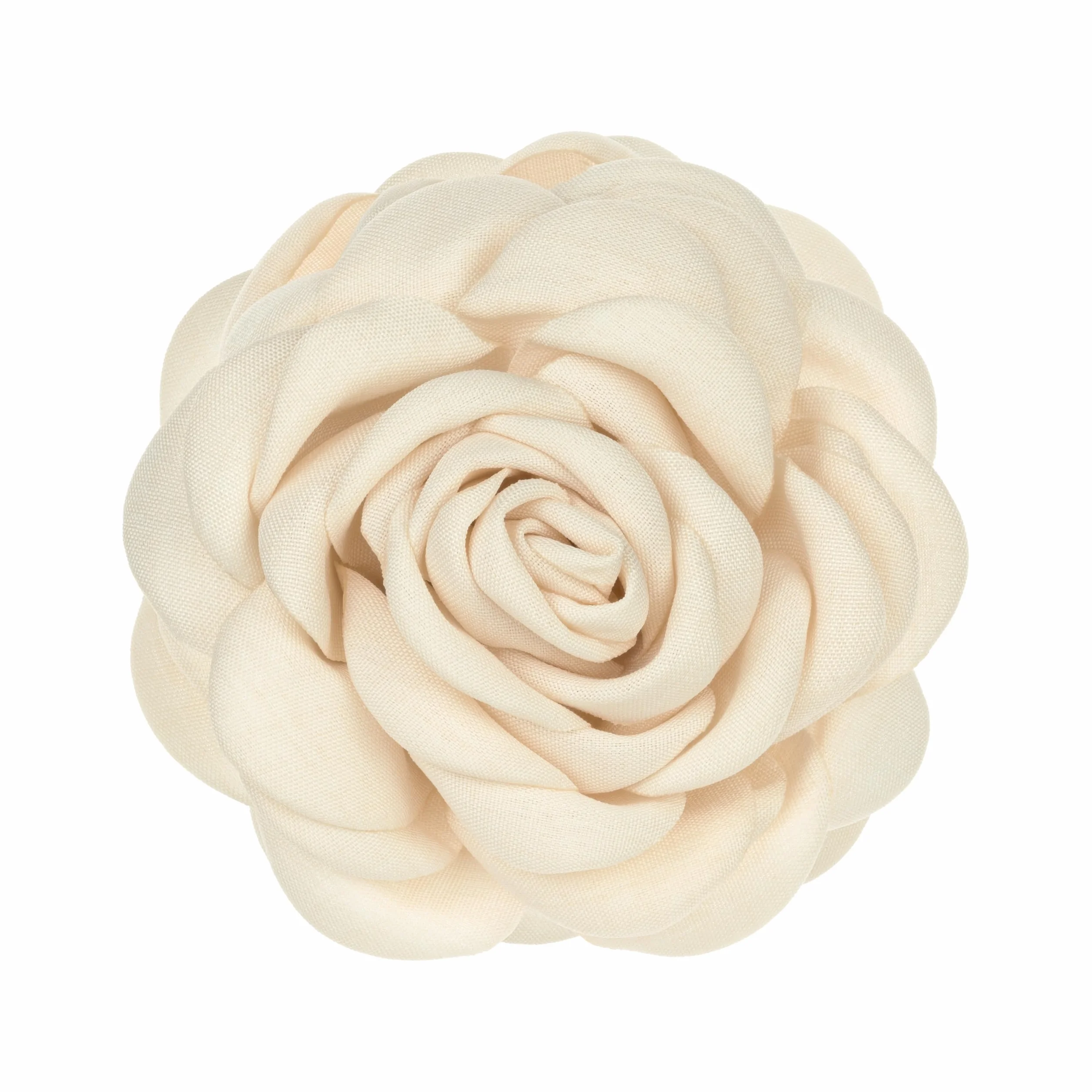 Invisibobble Clipstar Spring Rose spinka do włosów z kwiatem 3D biała duża klamra do cienkich włosów