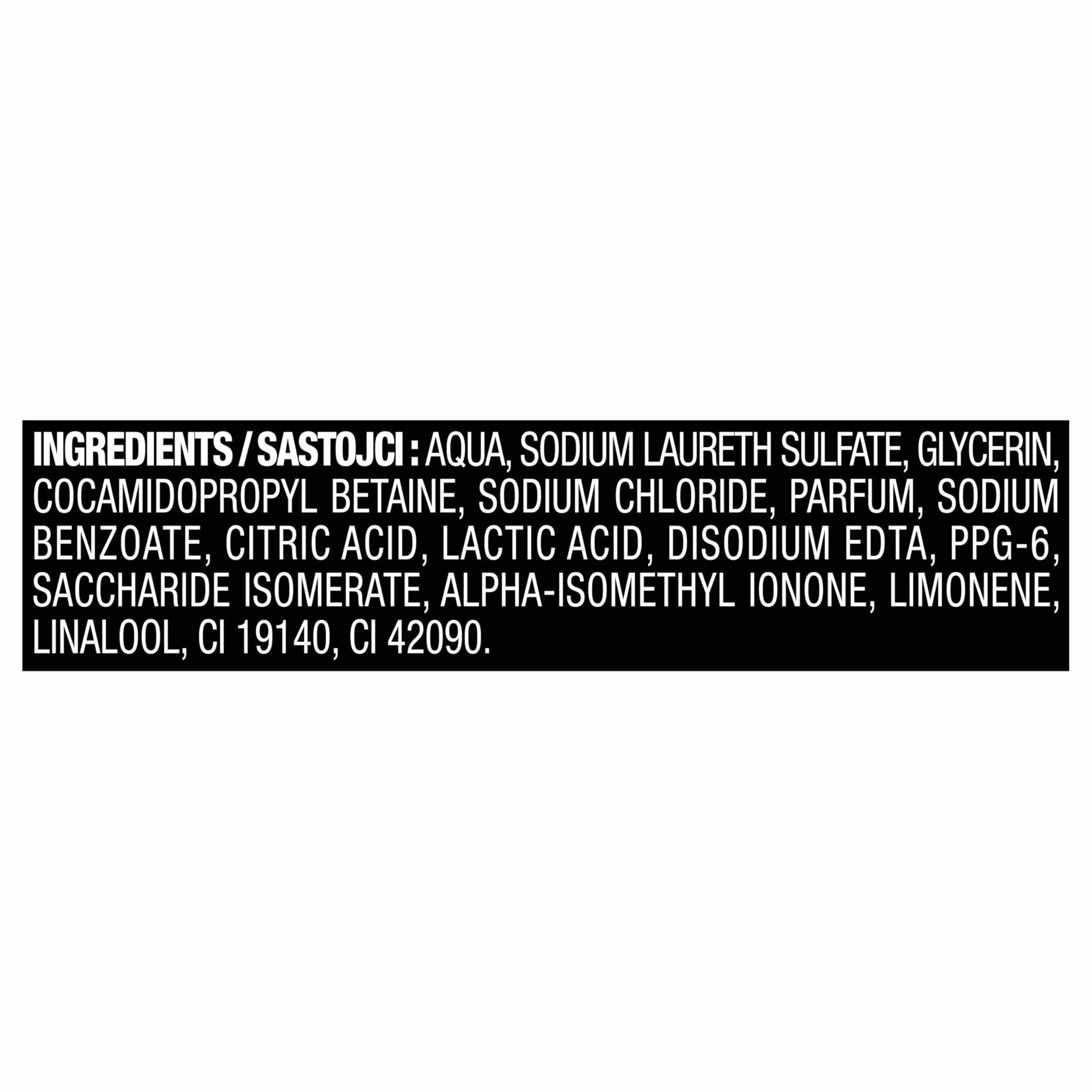 Axe 3 w 1 żel pod prysznic i szampon Black XL dla długotrwałej świeżości i zapachu, testowany dermatologicznie, 700 ml, 1 sztuka