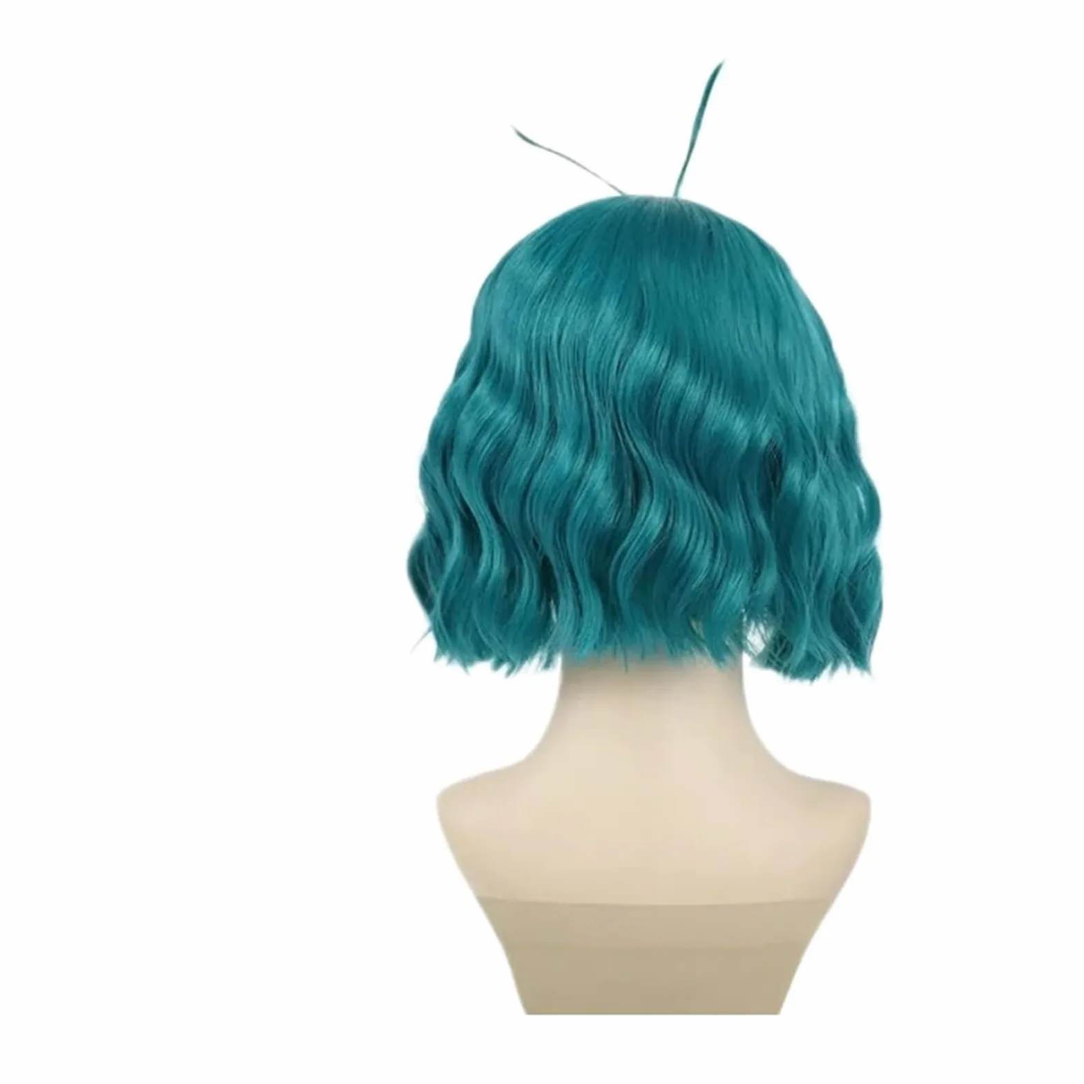 1 szt. Cyjanowe peruki Peruka krótka Cosplay Kostium z włosów syntetycznych dla kobiet Wewnątrz Anime Out Movie Party Drag Queen(Disgust Wig)