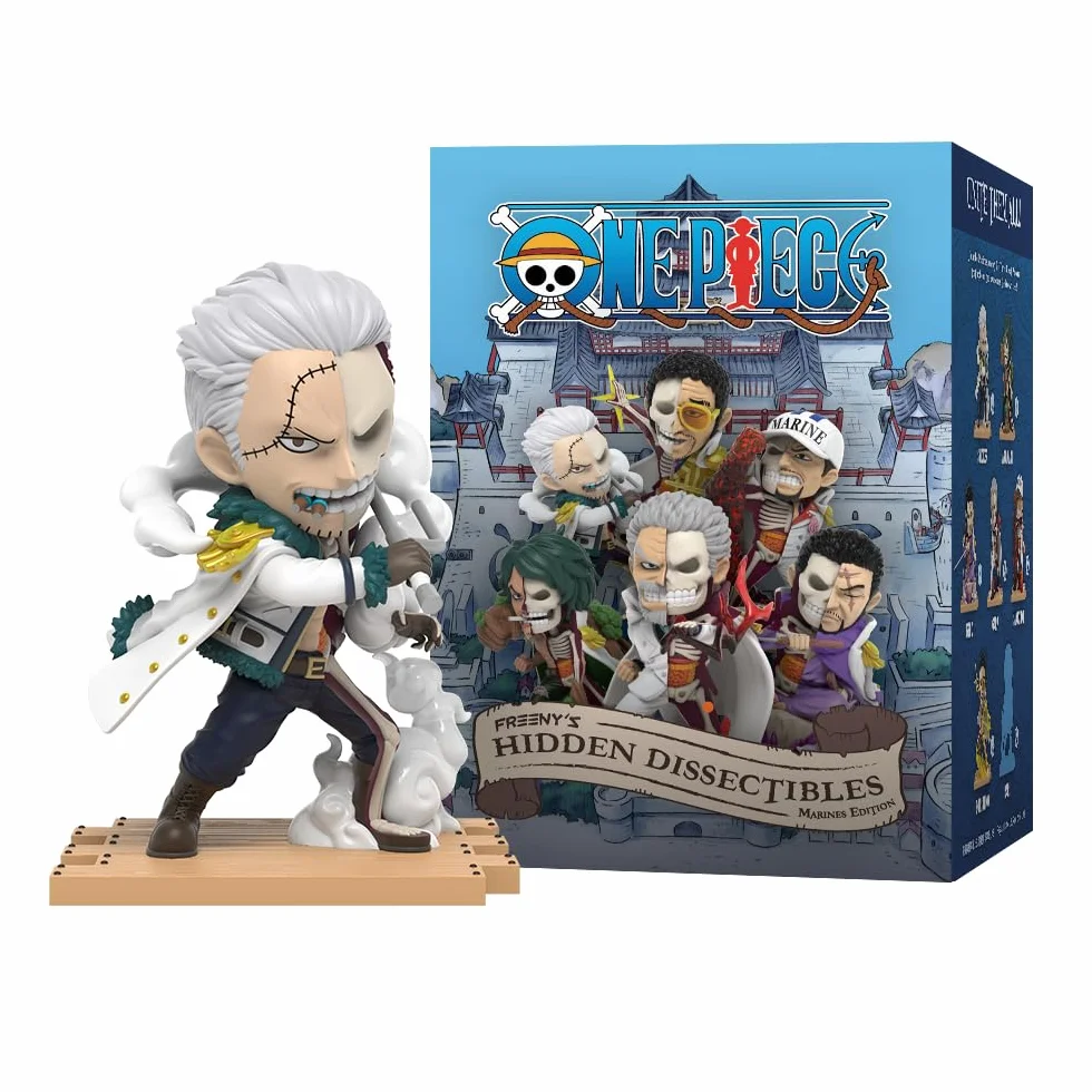 Mighty Jaxx Freeny's Hidden Dissectibles One Piece Series 8 (Marines Edition) | Figurki kolekcjonerskie Blind Box, każde opakowanie zawiera losową figurkę